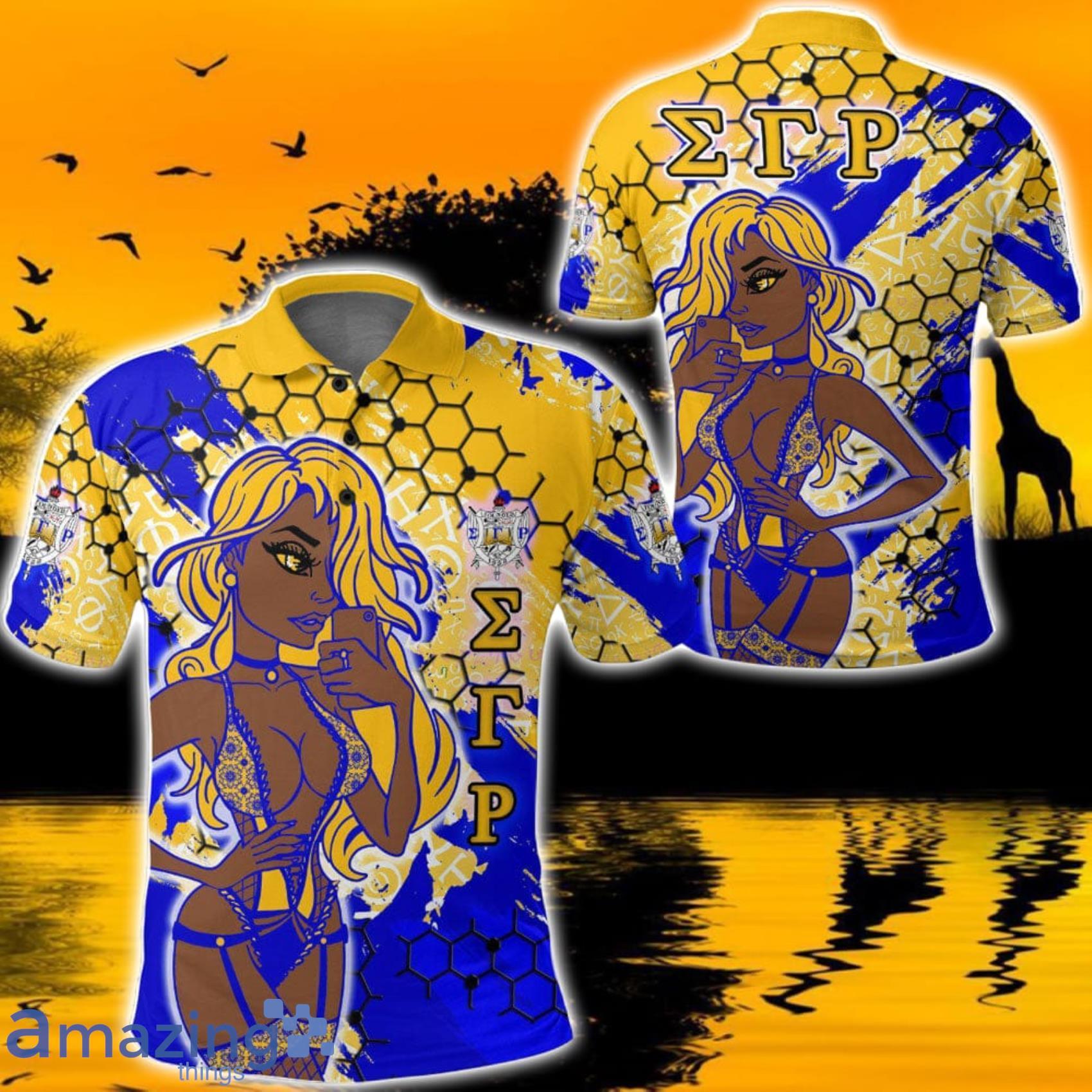 Africa Style Sigma Gamma Rho Sorority Special Girl Polo Shirts For Men And Wonen Product Photo 1