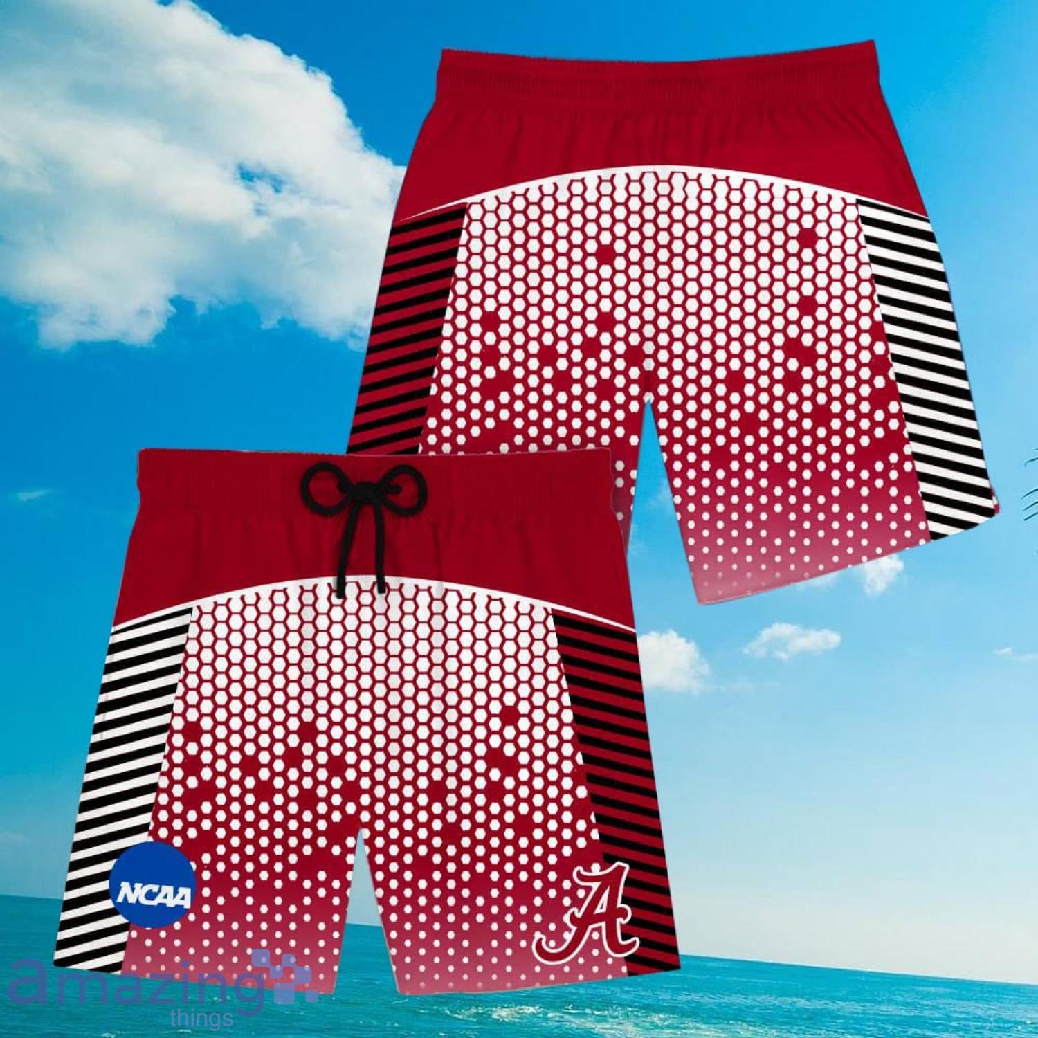 Alabama Crimson Tide Basketball Hawaiian Shirt And Short image Alabama Crimson Tide Basketball Hawaiian Shirt And Short Product Photo 2