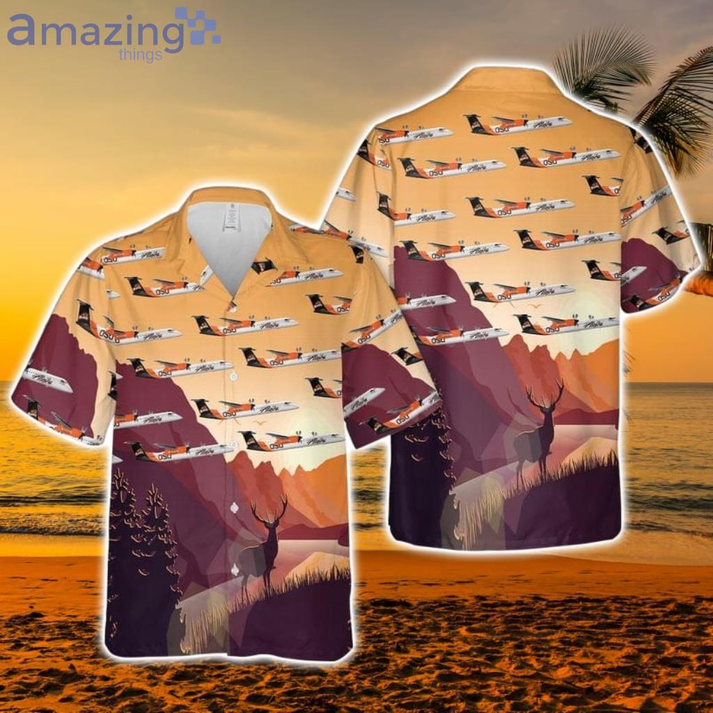 Alaska Airlines Aloha Tropical Hawaiian Shirt - Alaska Airlines Aloha Tropical Hawaiian Shirt