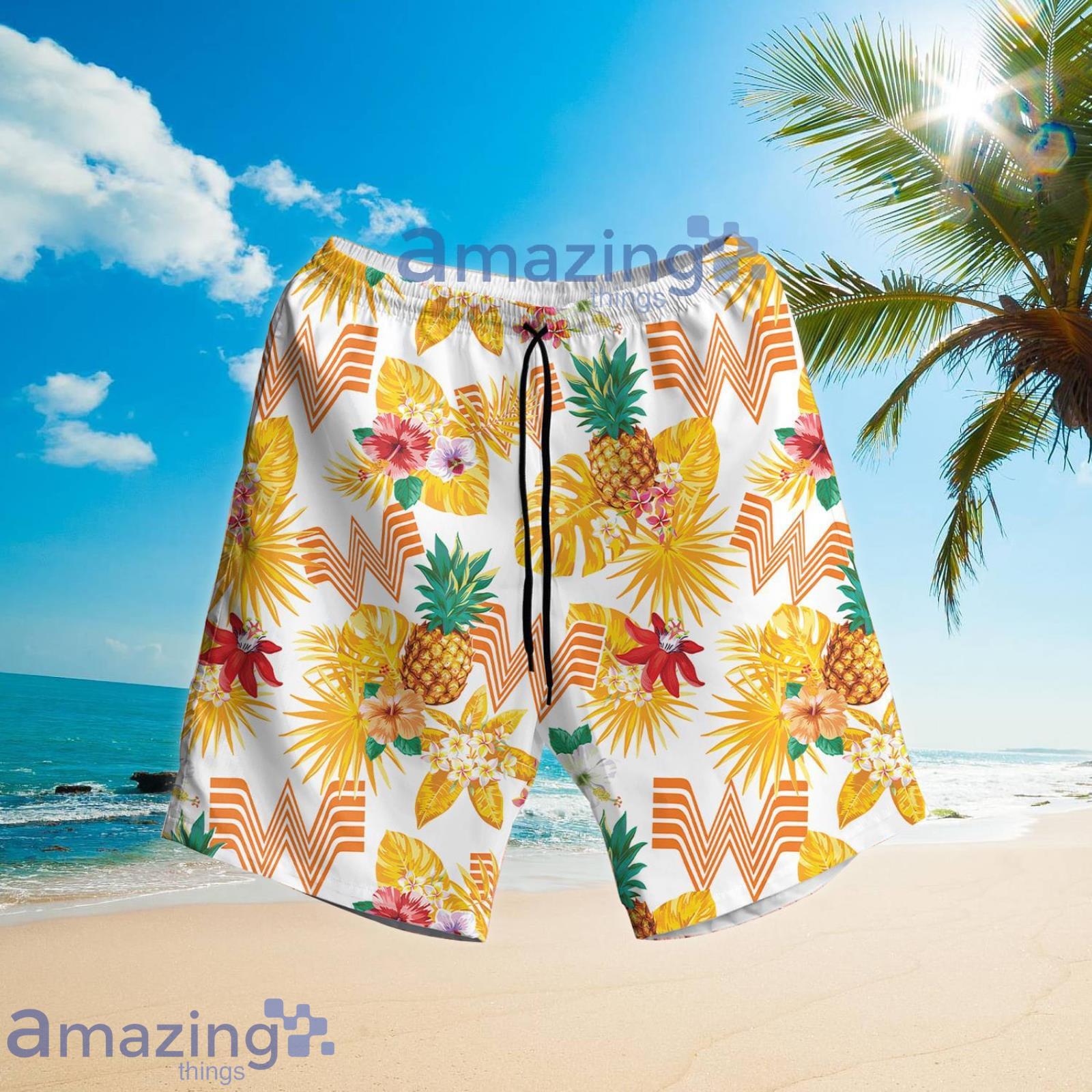 Whataburger Fast Food Lovers Hawaiian Shirt Shorts - Owl Fashion Shop