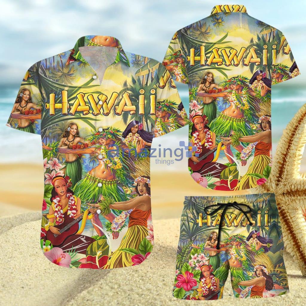 Aloha Girl Shake Your Body Hawaiian Shirt And Short - Aloha Girl Shake Your Body Hawaiian Shirt And Short