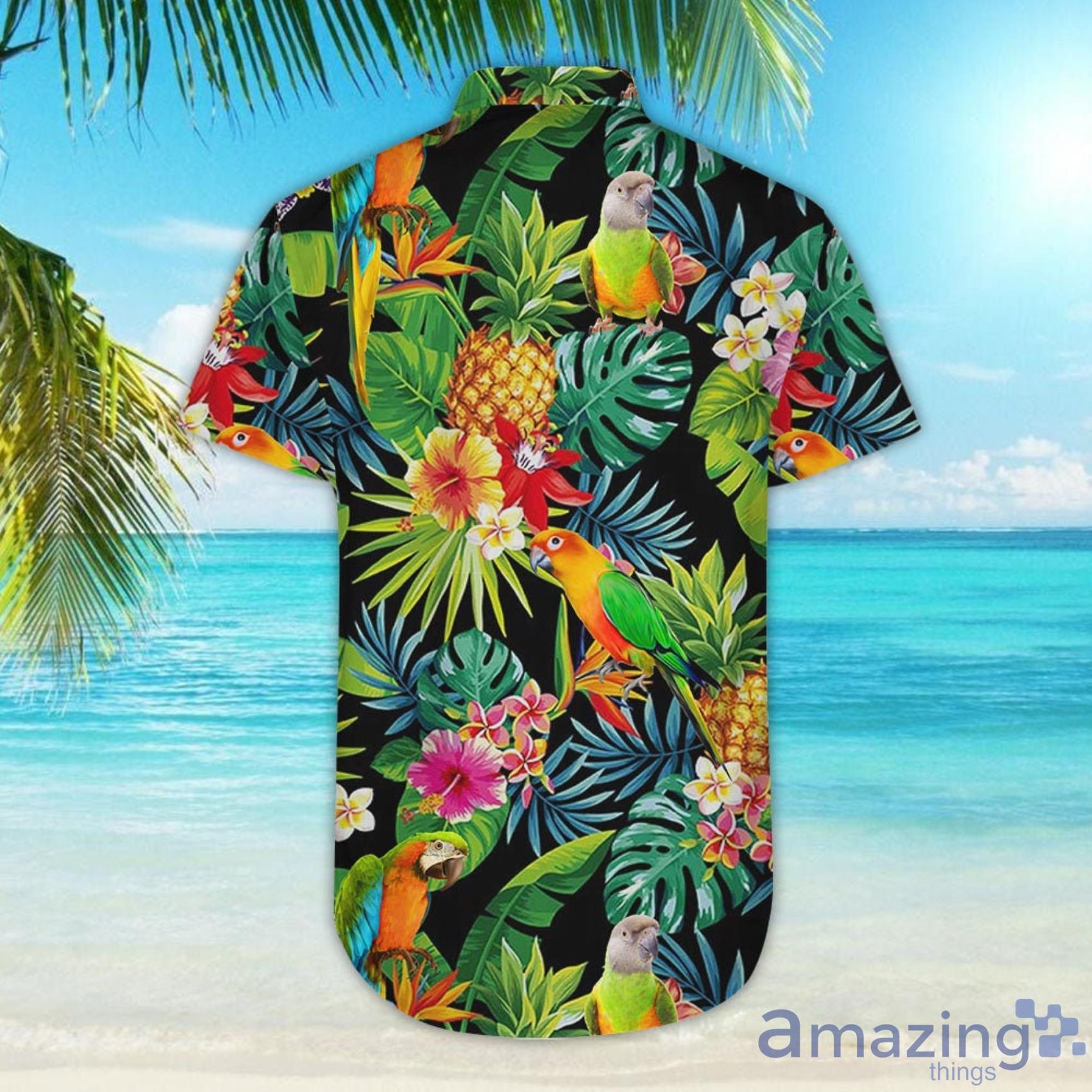 Parrot Pineapple Hawaiian Shirt Hawaii Aloha Beach Shirt