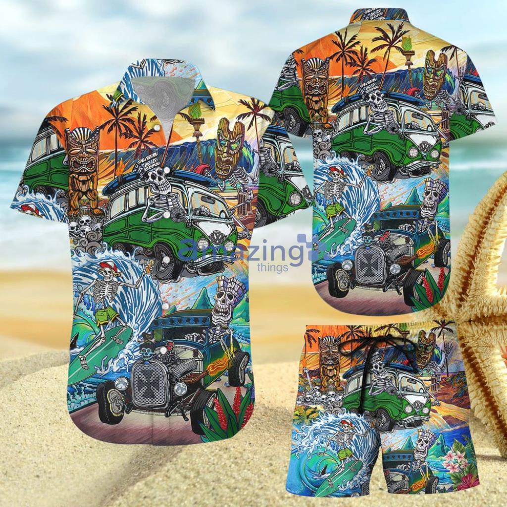 Aloha Tiki And Skull Aloha Spirits Hawaiian Shirt And Short - Aloha Tiki And Skull Aloha Spirits Hawaiian Shirt And Short
