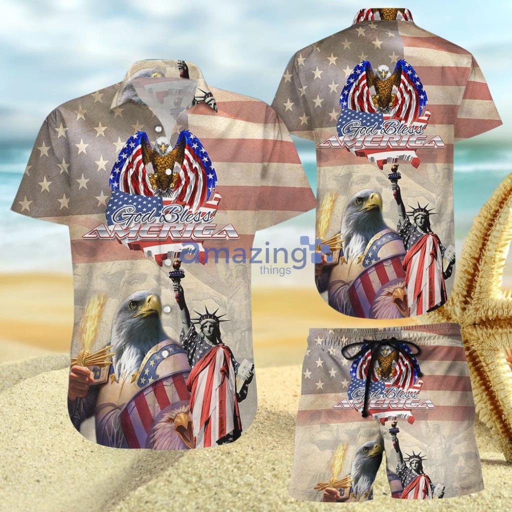 American 4th Of July USA Independent Day Hawaiian Shirt And Short - American 4th Of July USA Independent Day Hawaiian Shirt And Short