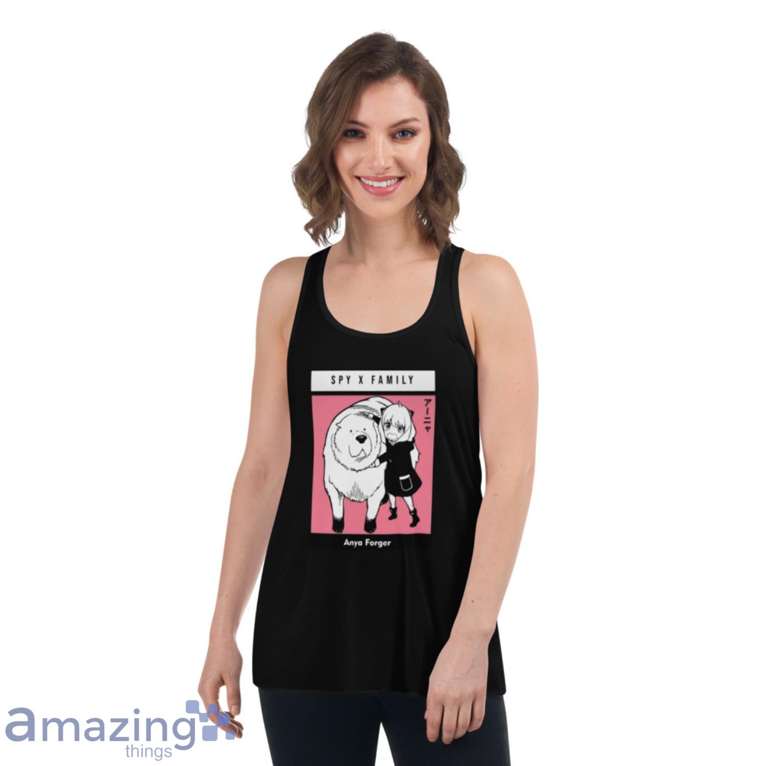 Anya Forger T Shirt image Anya Forger T-Shirt - Womens Flowy Racerback Tank