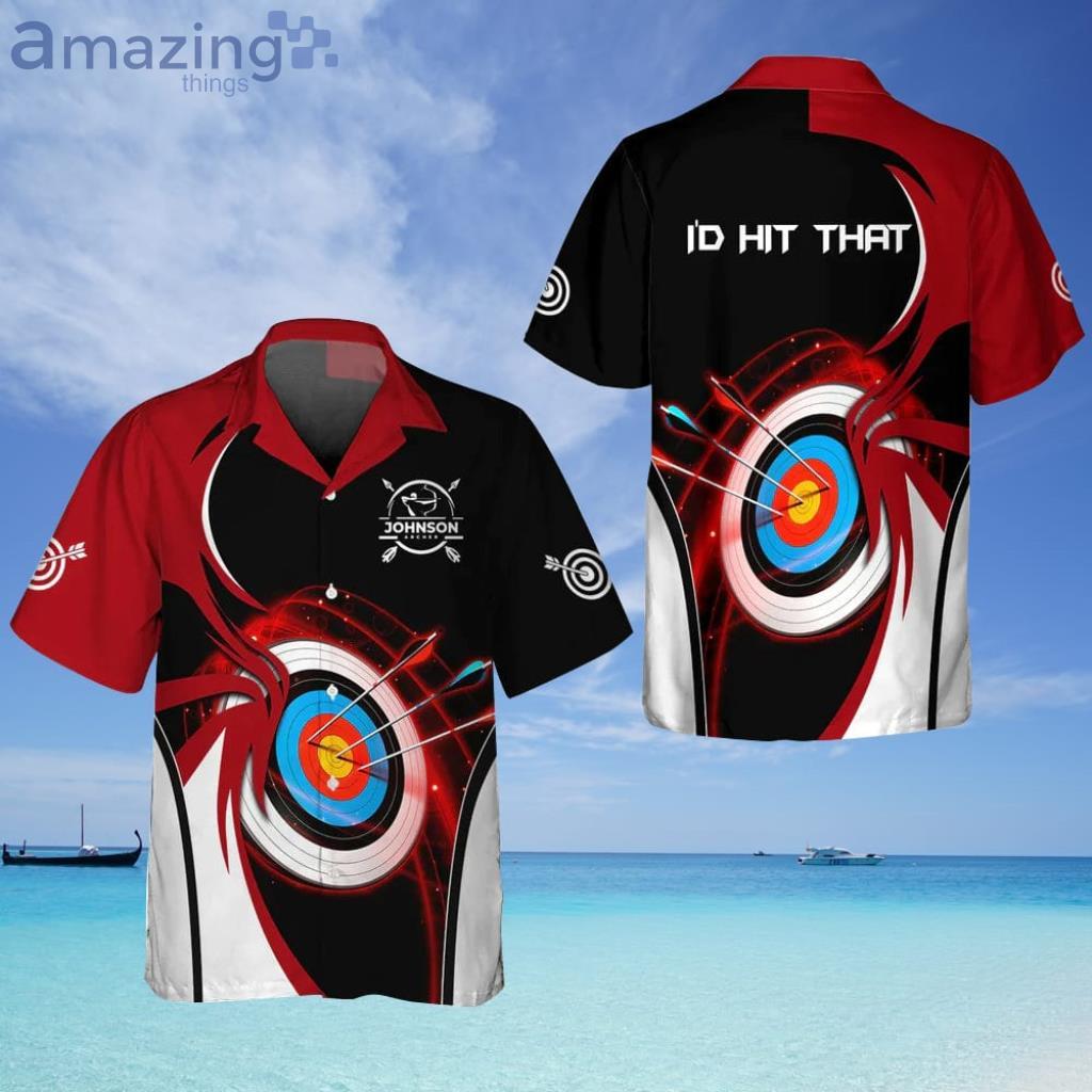 Archery Target I'd Hit That Personalized Hawaiian Shirt image Archery Target I'd Hit That Personalized Hawaiian Shirt - Archery Target I'd Hit That Personalized Hawaiian Shirt