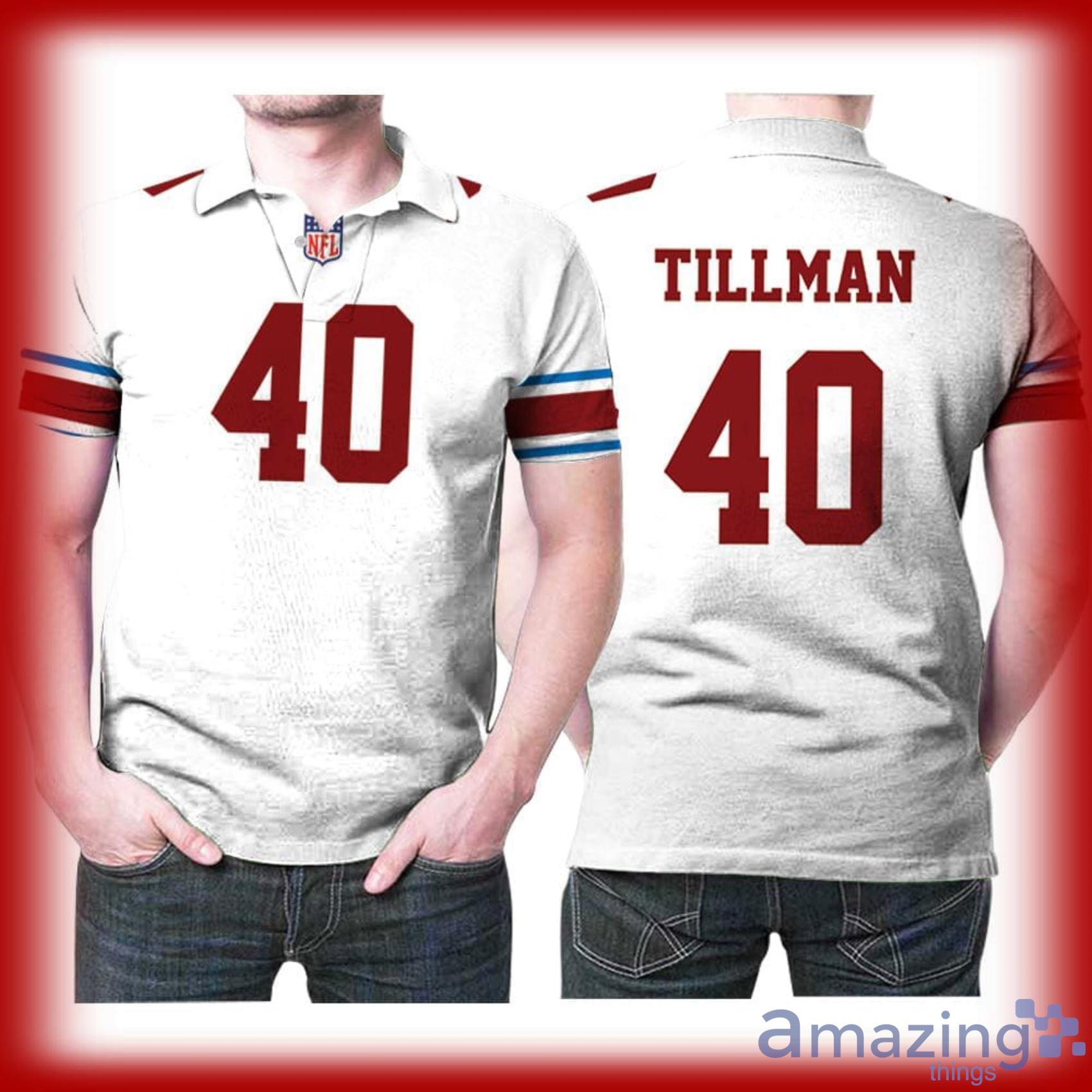 Arizona Cardinals Pat Tillman Number 40 Great Player NFL Legacy Vintage  White Gift For Arizona Fans Polo Shirt