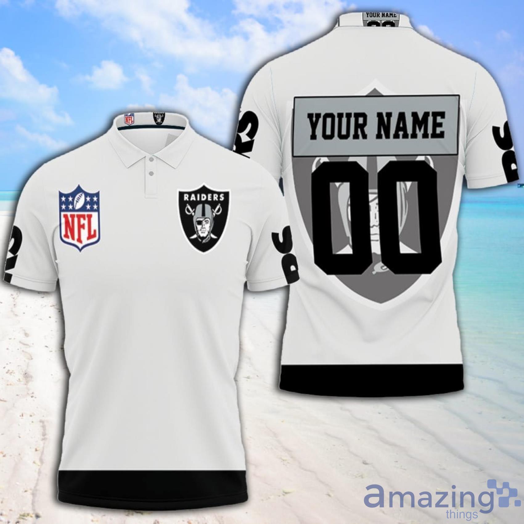 Art Oakland Raiders NFL Personalized Full Print Polo Shirt Product Photo 1