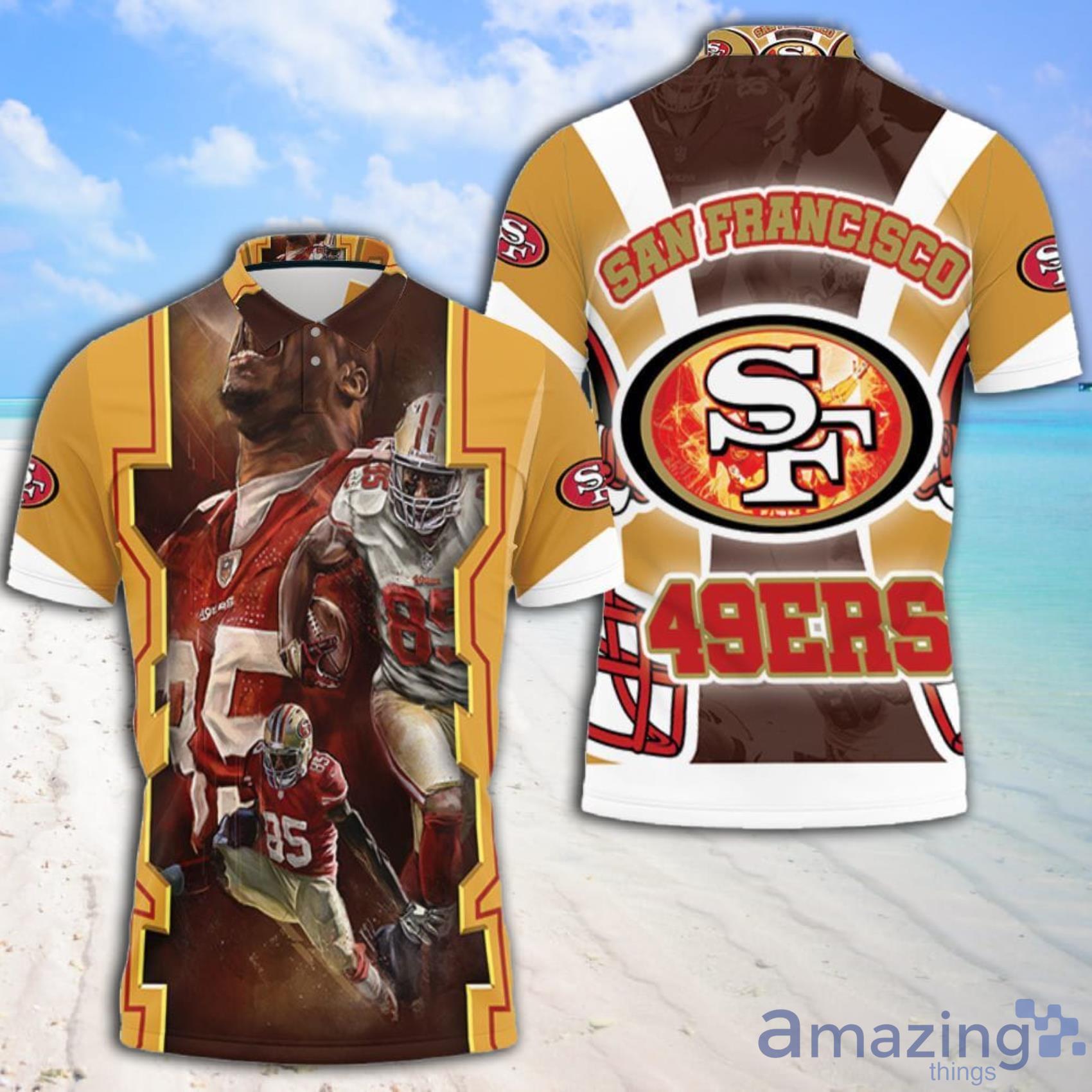 Art San Francisco 49ers 2021 Art Full Print Polo Shirt Product Photo 1