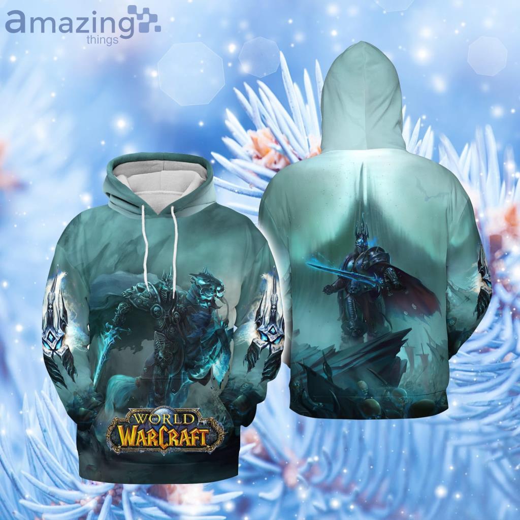 Arthas Lich King Wrath Hoodie 3D - Arthas Lich King Wrath Hoodie 3D Arthas Lich King Wrath Hoodie 3D - Arthas Lich King Wrath Hoodie 3D