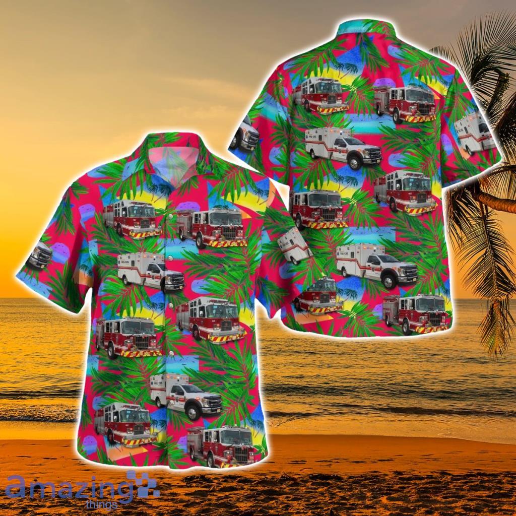 Ashland, Virginia, Chickahominy Volunteer Fire Department Hawaiian Shirt - Ashland, Virginia, Chickahominy Volunteer Fire Department Hawaiian Shirt
