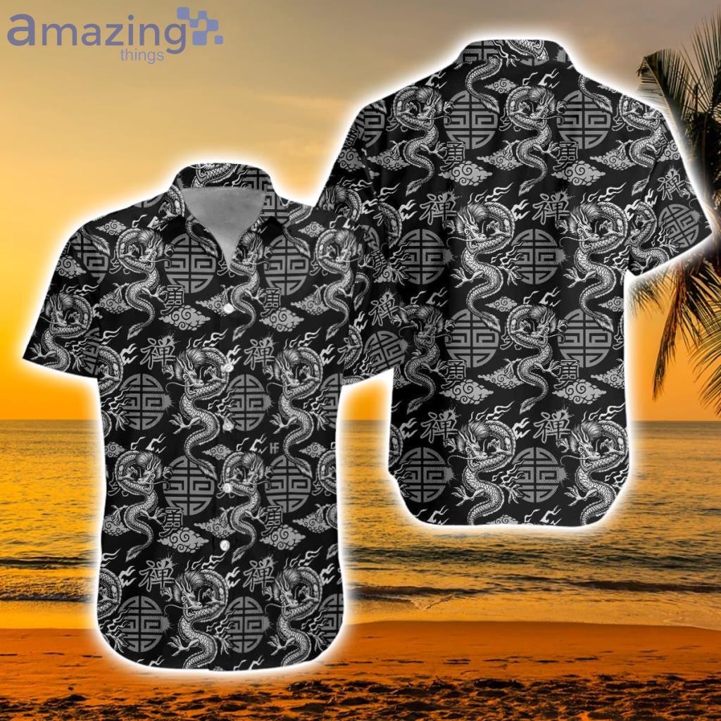Asian Dragon Tropical Hawaiian Shirt - Asian Dragon Tropical Hawaiian Shirt