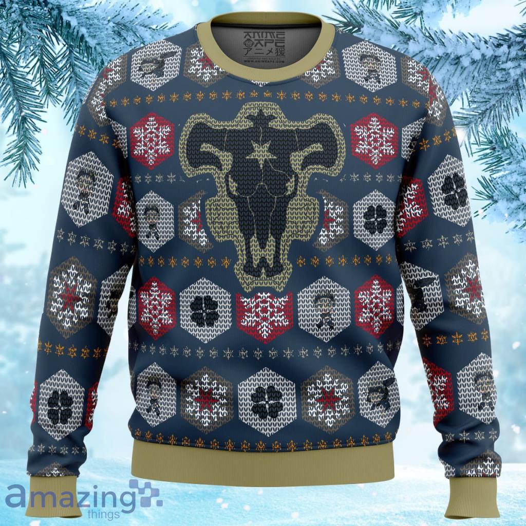 Asta Black Clover Ugly Christmas Sweater 3D - Asta Black Clover Ugly Christmas Sweater