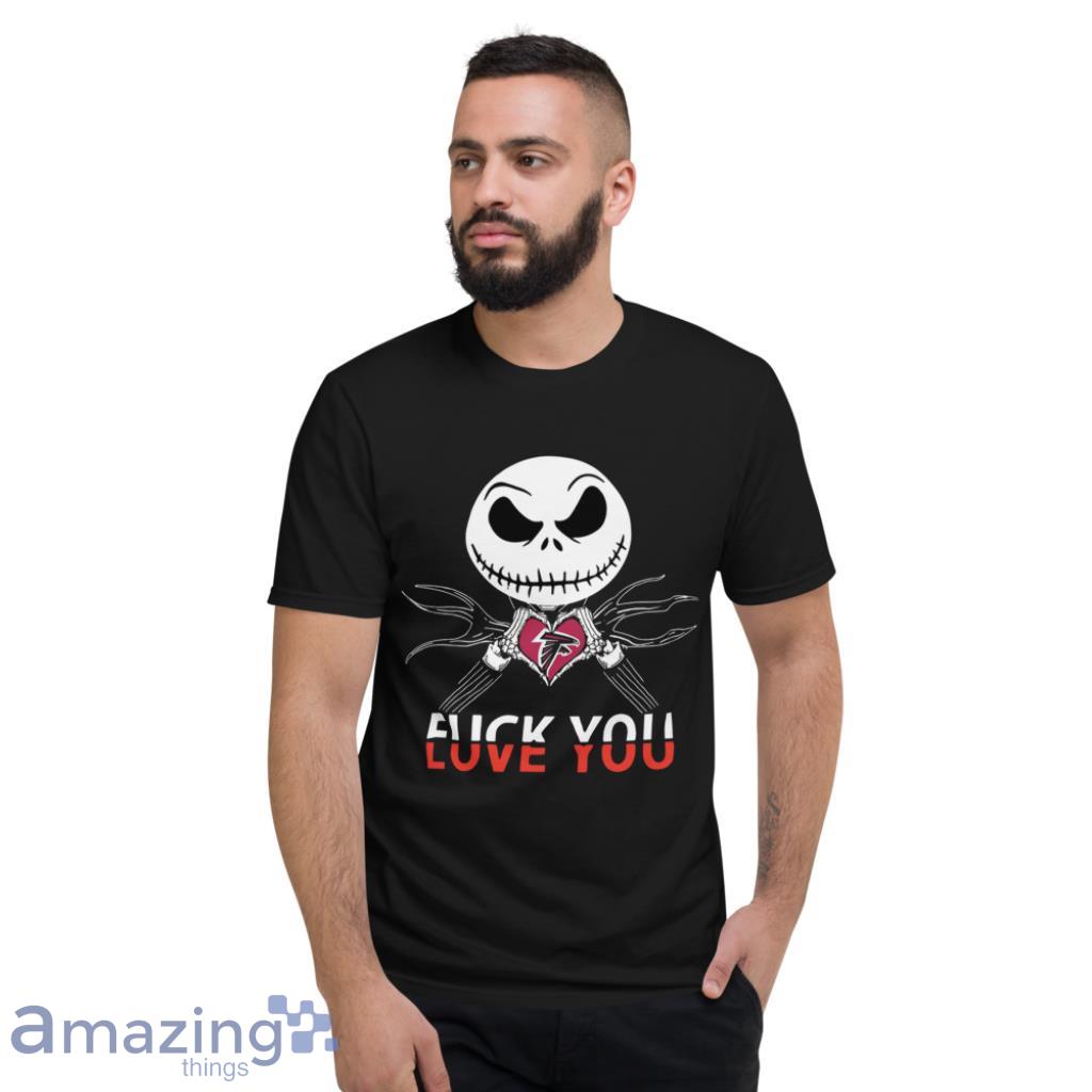 Atlanta Falcons Love You Jack Skellington Halloween Shirt image Atlanta Falcons Love You Jack Skellington Halloween Shirt - Short Sleeve T-Shirt