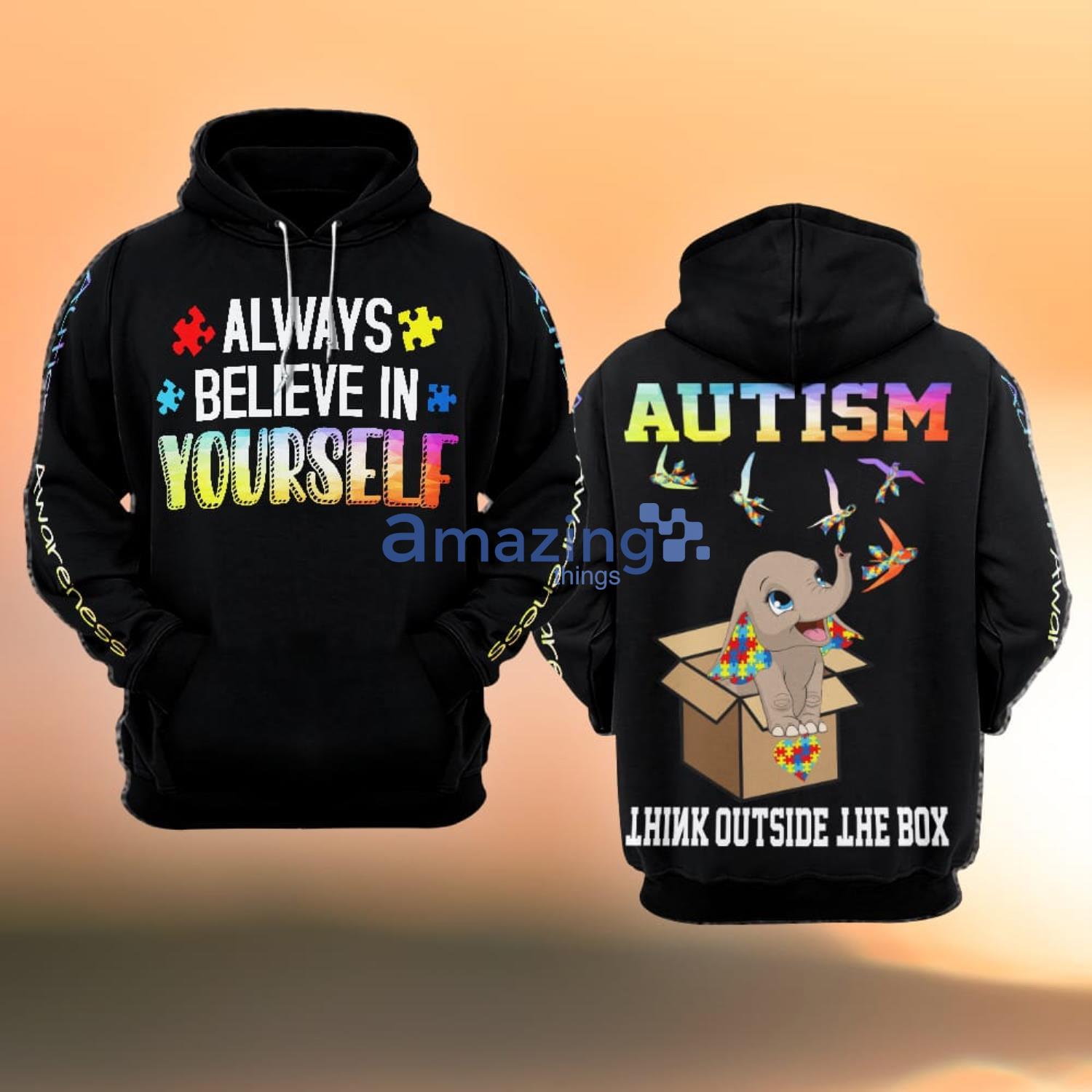 Autism Awareness Autism Think Outside The Box All Over Print 3D Hoodie Product Photo 1 Autism Awareness Autism Think Outside The Box All Over Print 3D Hoodie Product Photo 1