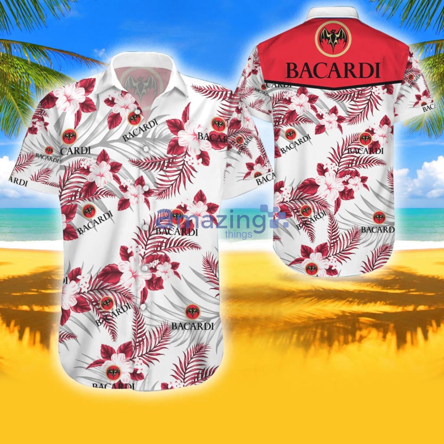 Bacardi Tropical Aloha Combo Hawaiian Shirt And Shorts Gift For Summer Product Photo 1
