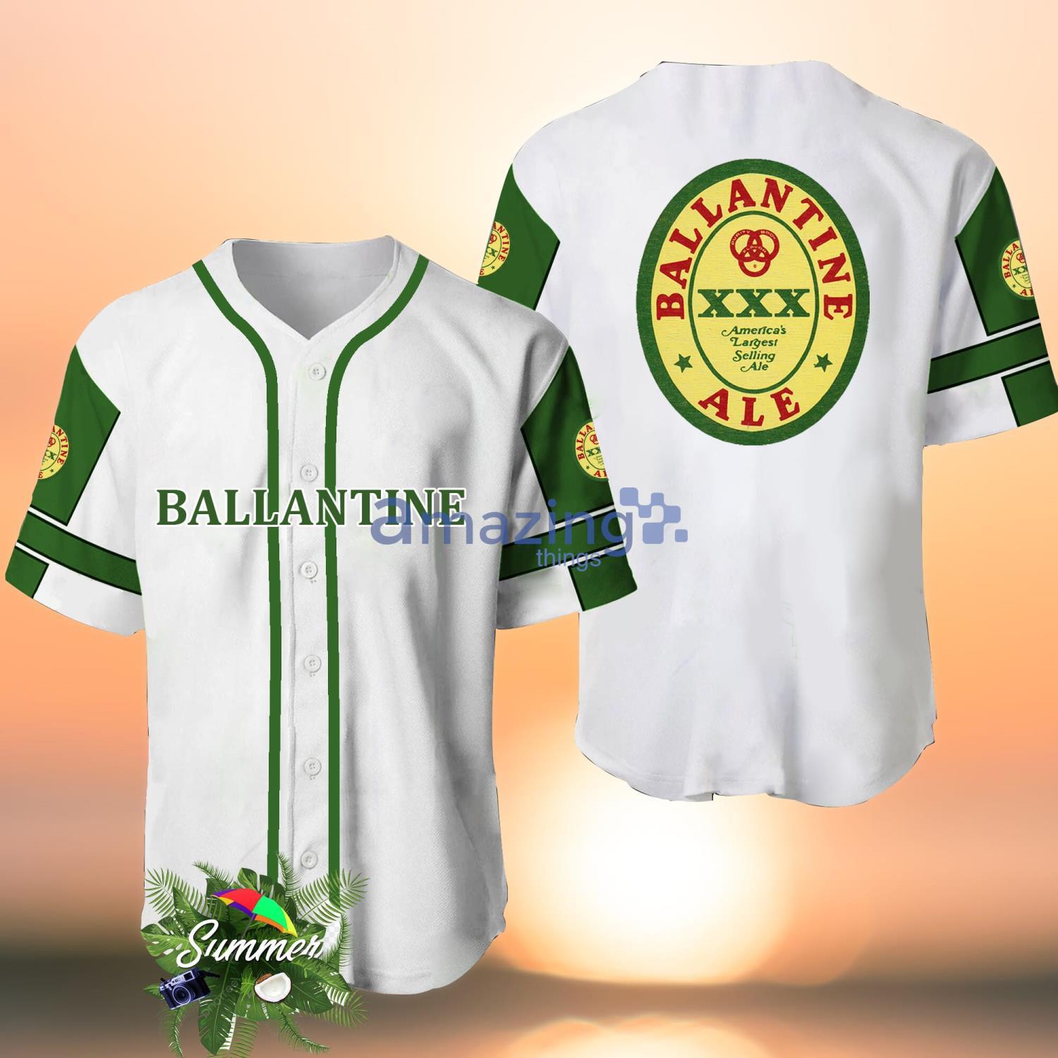 Ballantine Lover Baseball Jersey Shirt For Men And Women Product Photo 1 Ballantine Lover Baseball Jersey Shirt For Men And Women Product Photo 1