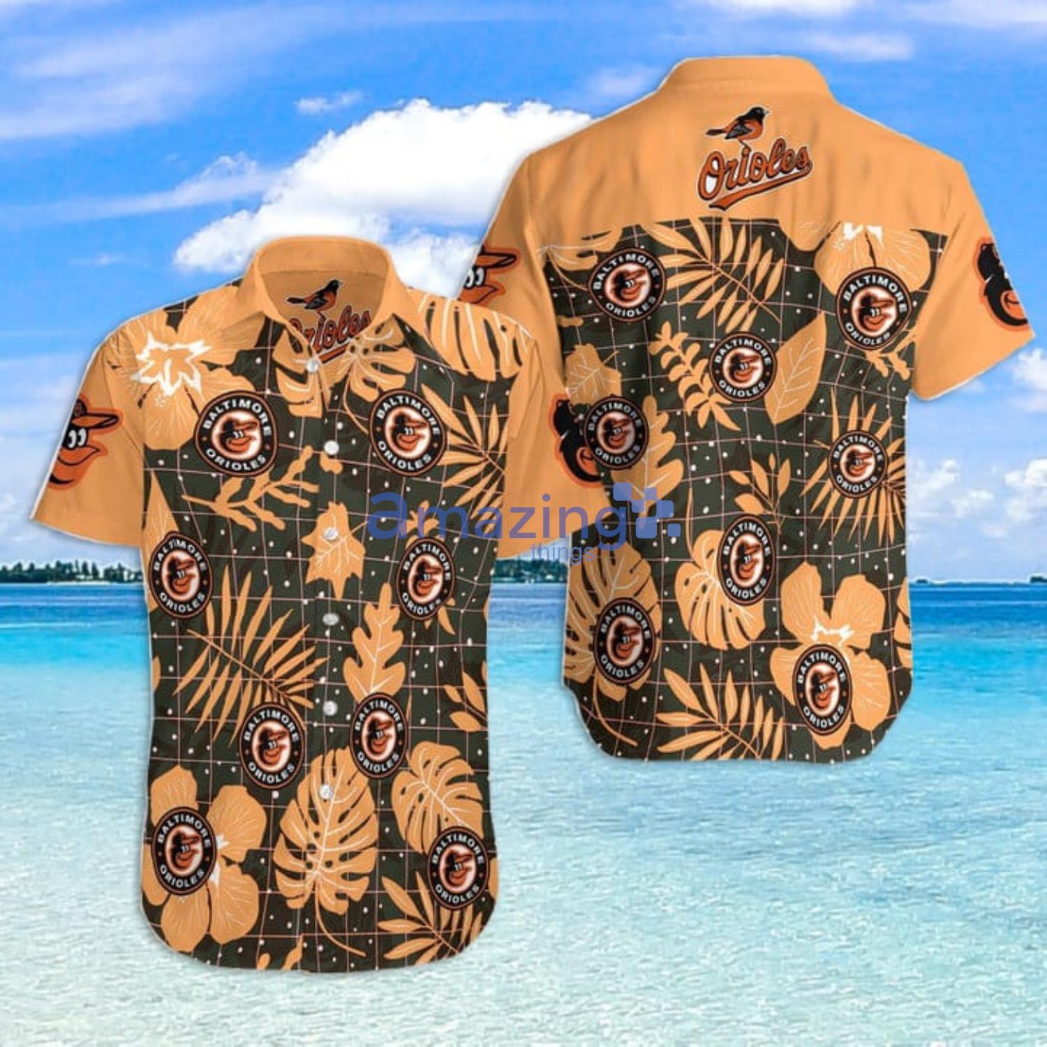 Baltimore Orioles Men And Women Hawaiian Shirt