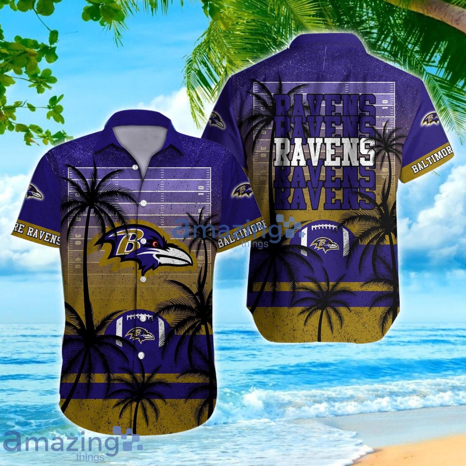 Baltimore Ravens All Over Print Logo And Coconut Trending Summer Gift Aloha  Hawaiian Shirt