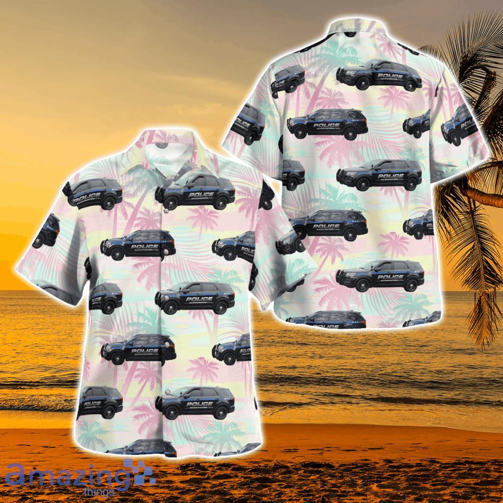 Barrington Police, Barrington, New Jersey Hawaiian Shirt - Barrington Police, Barrington, New Jersey Hawaiian Shirt