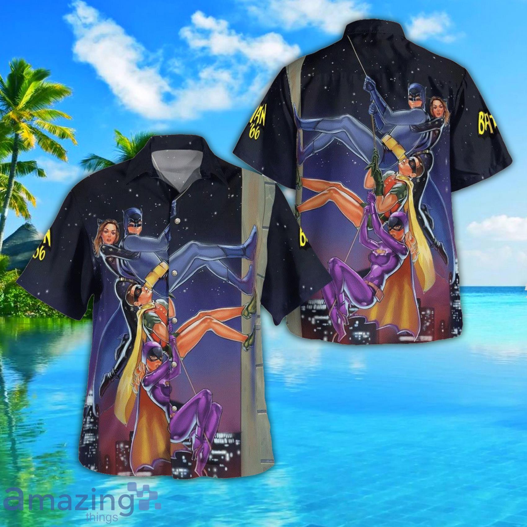 Batman Catwoman DC Comics All Over Print Hawaiian Shirt Product Photo 1