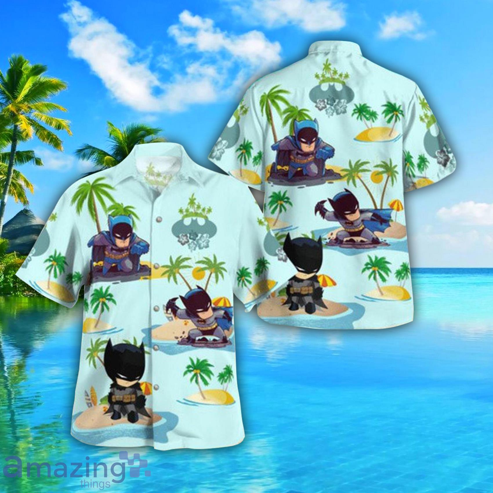 Batman DC Comics Batman Summer Time All Over Print Hawaiian Shirt Product Photo 1