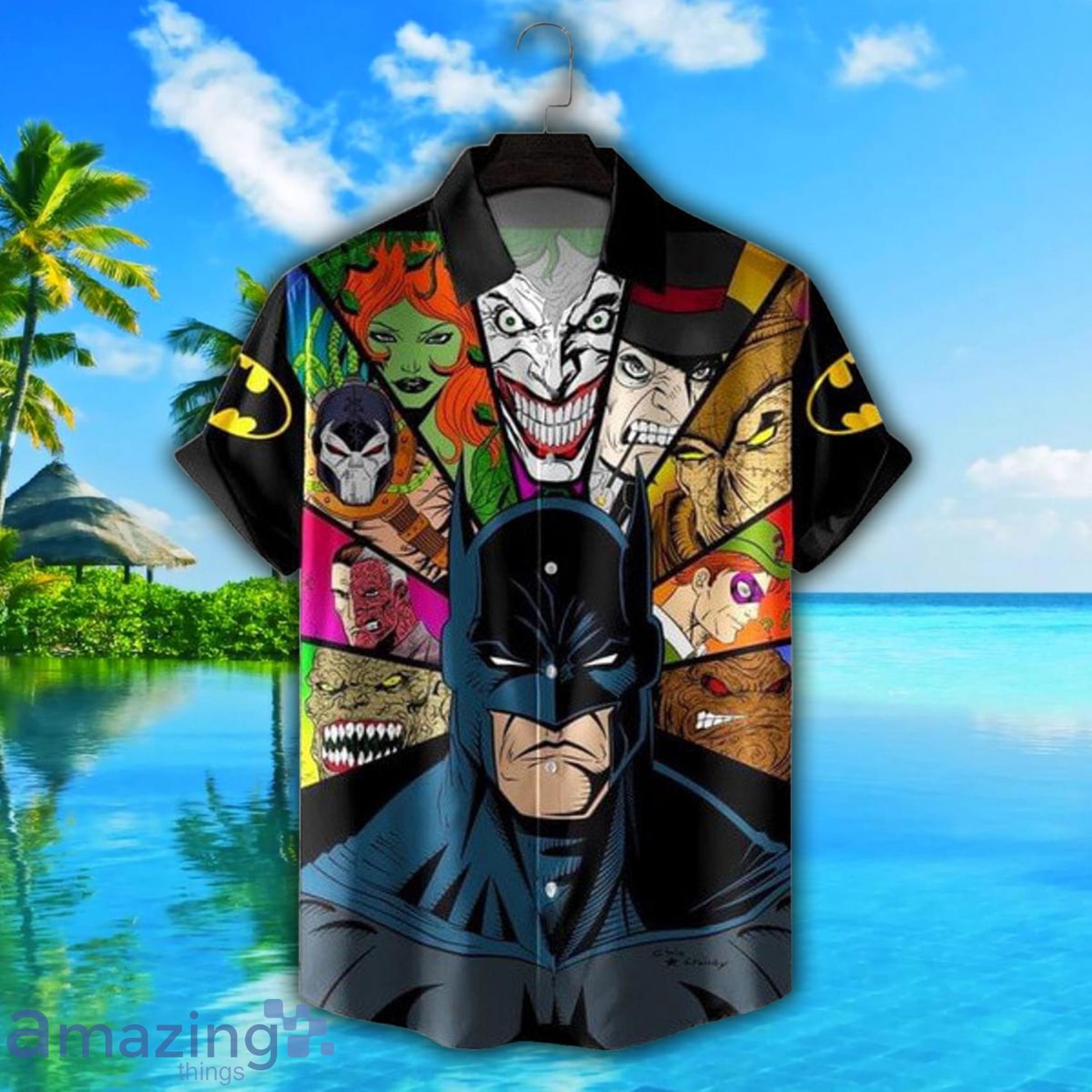 Batman Lovers Superhero Marvel All Over Print Hawaiian Shirt Product Photo 1