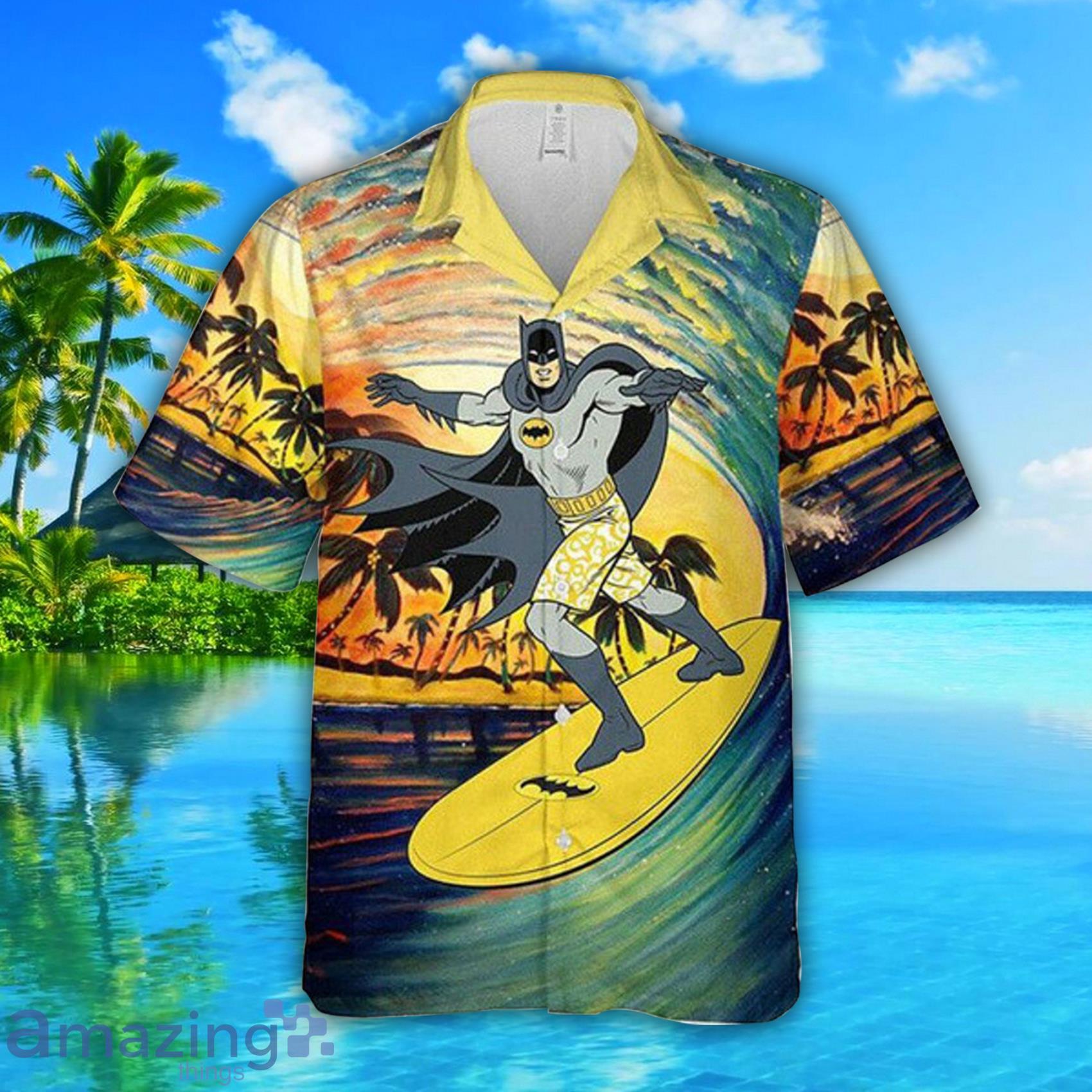 Batman Windsurfing Batman Summer Time Hawaiian Shirt Gift For Fans Product Photo 1