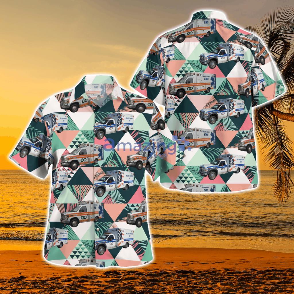 Bellmore, New York, Bellmore-Merrick EMS Hawaiian Shirt - Bellmore, New York, Bellmore-Merrick EMS Hawaiian Shirt