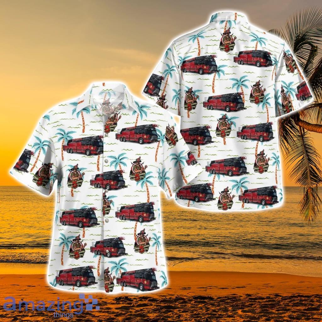 Bend, Oregon, Bend Fire and Rescue 5 Hawaiian Shirt - Bend, Oregon, Bend Fire and Rescue 5 Hawaiian Shirt