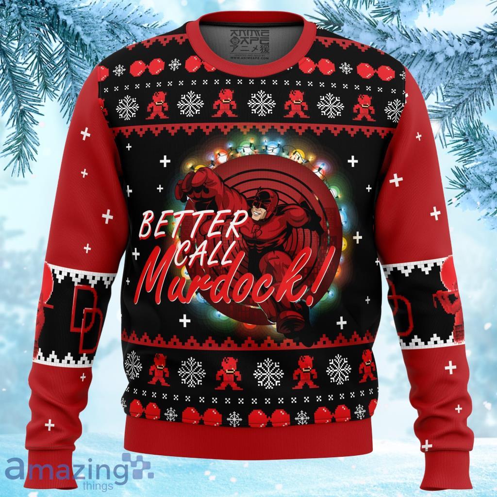 Better Call Murdock! Daredevil Ugly Christmas Sweater - Better Call Murdock! Daredevil Ugly Christmas Sweater