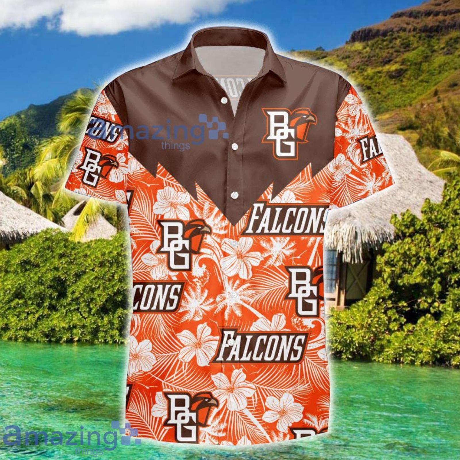 Bowling Green Falcons Tropical Seamless NCAA Fans Hawaiian Shirt