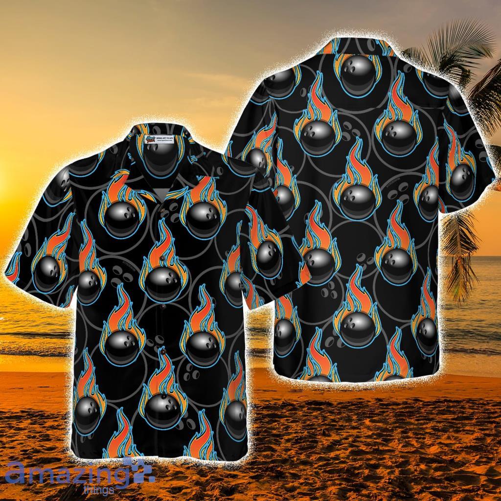 Bowling In Fire Seamless Pattern Hawaiian Shirt - Bowling In Fire Seamless Pattern Hawaiian Shirt Bowling In Fire Seamless Pattern Hawaiian Shirt - Bowling In Fire Seamless Pattern Hawaiian Shirt