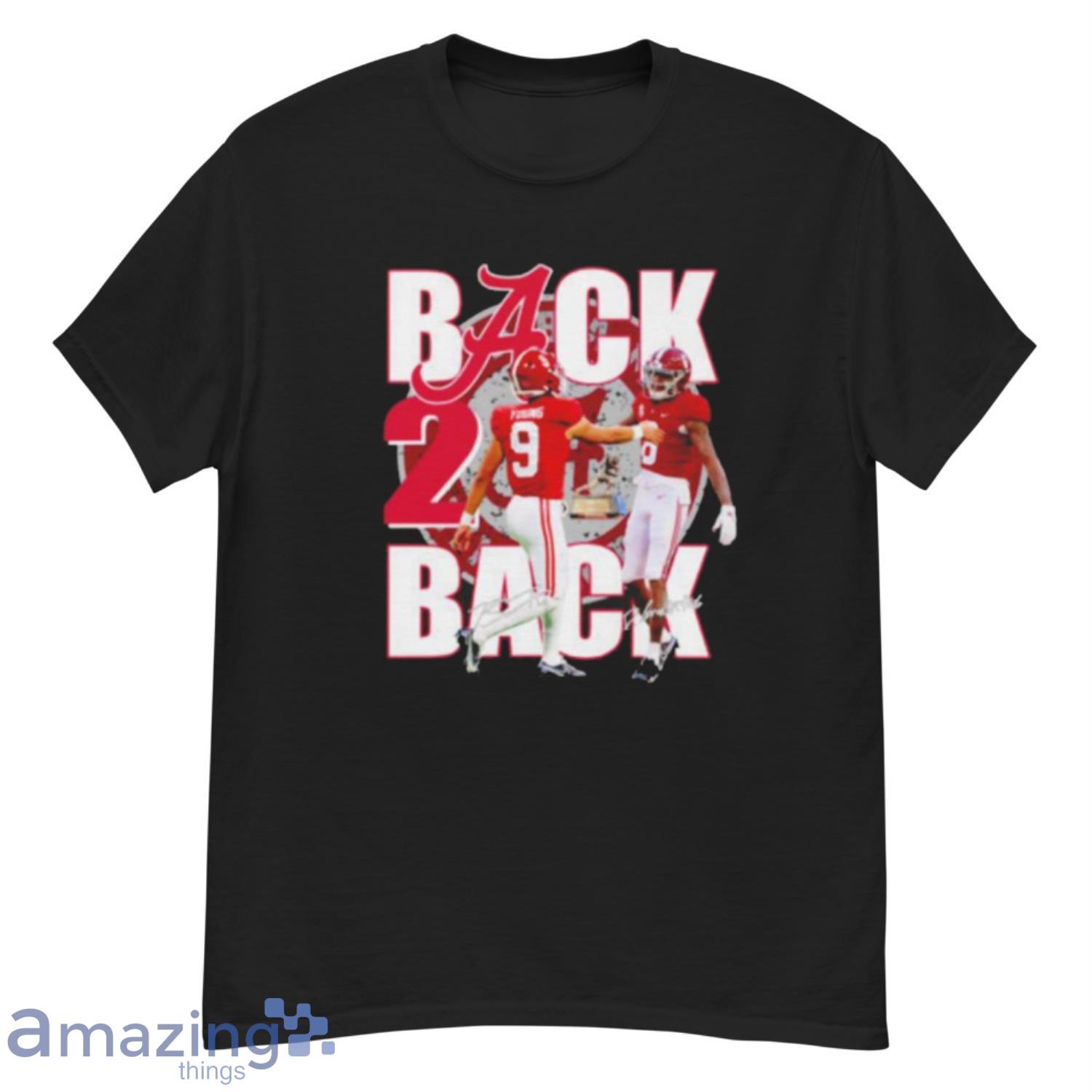 Bryce Young And Jordan Battle Alabama Crimson Tide Back To Back Signatures Shirt - G500 Men’s Classic T-Shirt