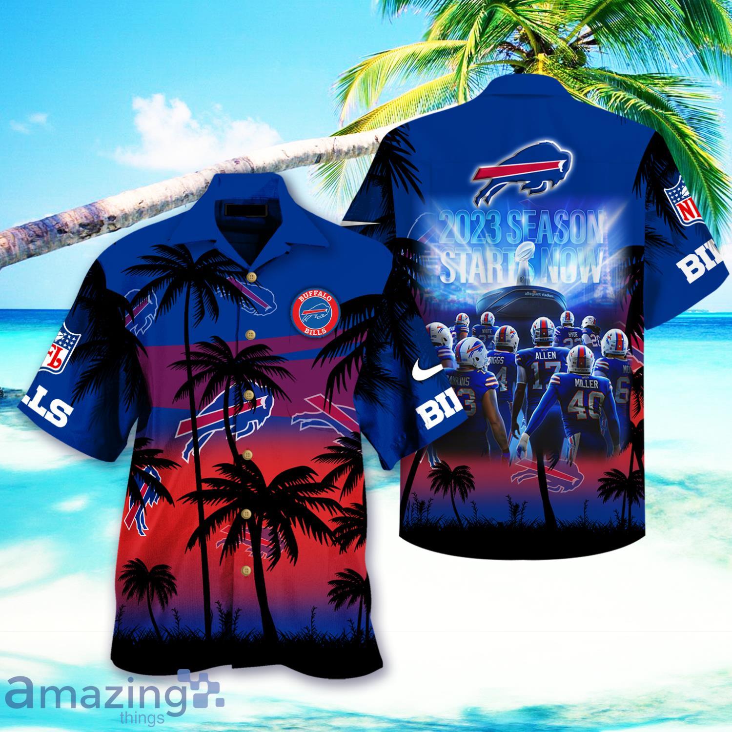 Nfl Buffalo Bills 2023 Summer Hawaiian Shirt And Shorts - Banantees