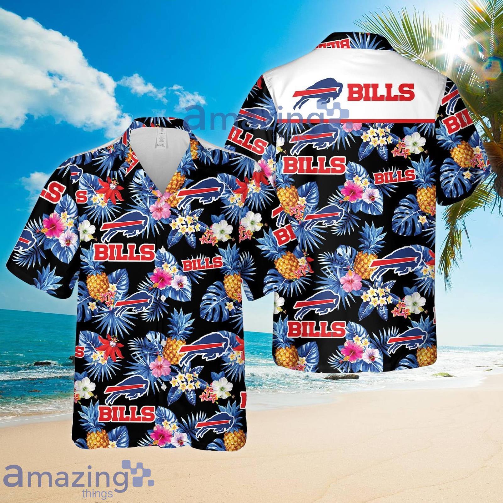 Buffalo Bills  Hawaii Style Sport Fans Pineapple Tropical Aloha Summer Set Hawaiian Shirt And Shorts Product Photo 1
