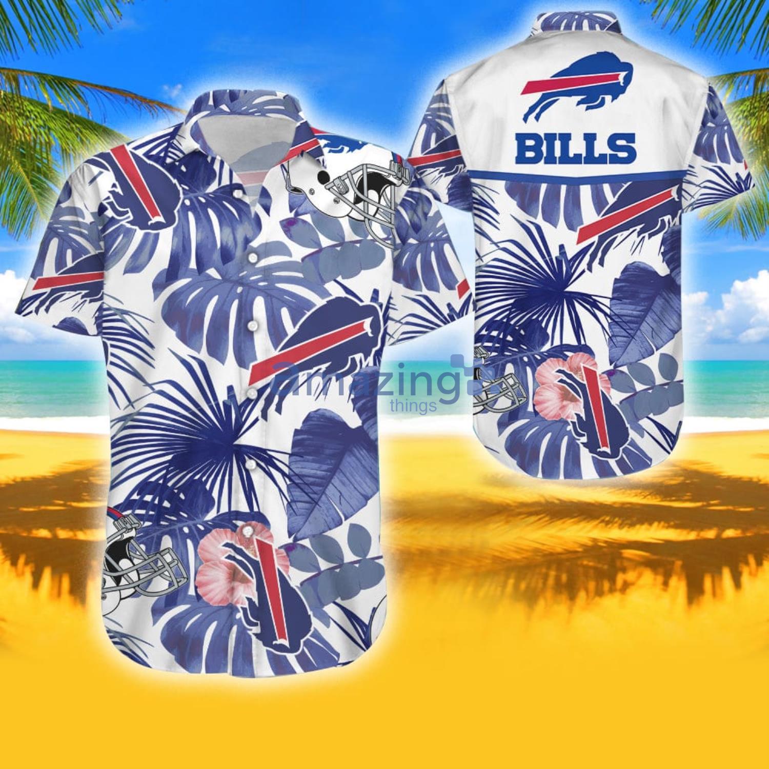 Buffalo Bills NFL And Tropical Pattern Combo Summer Hawaiian Shirt