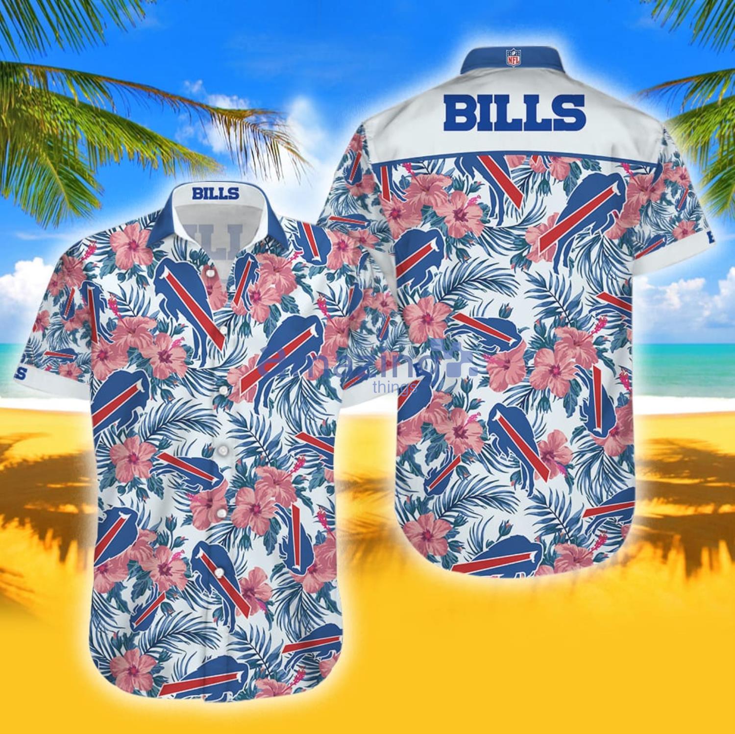 NFL Buffalo Bills Aloha Tropical Hawaiian Shirt