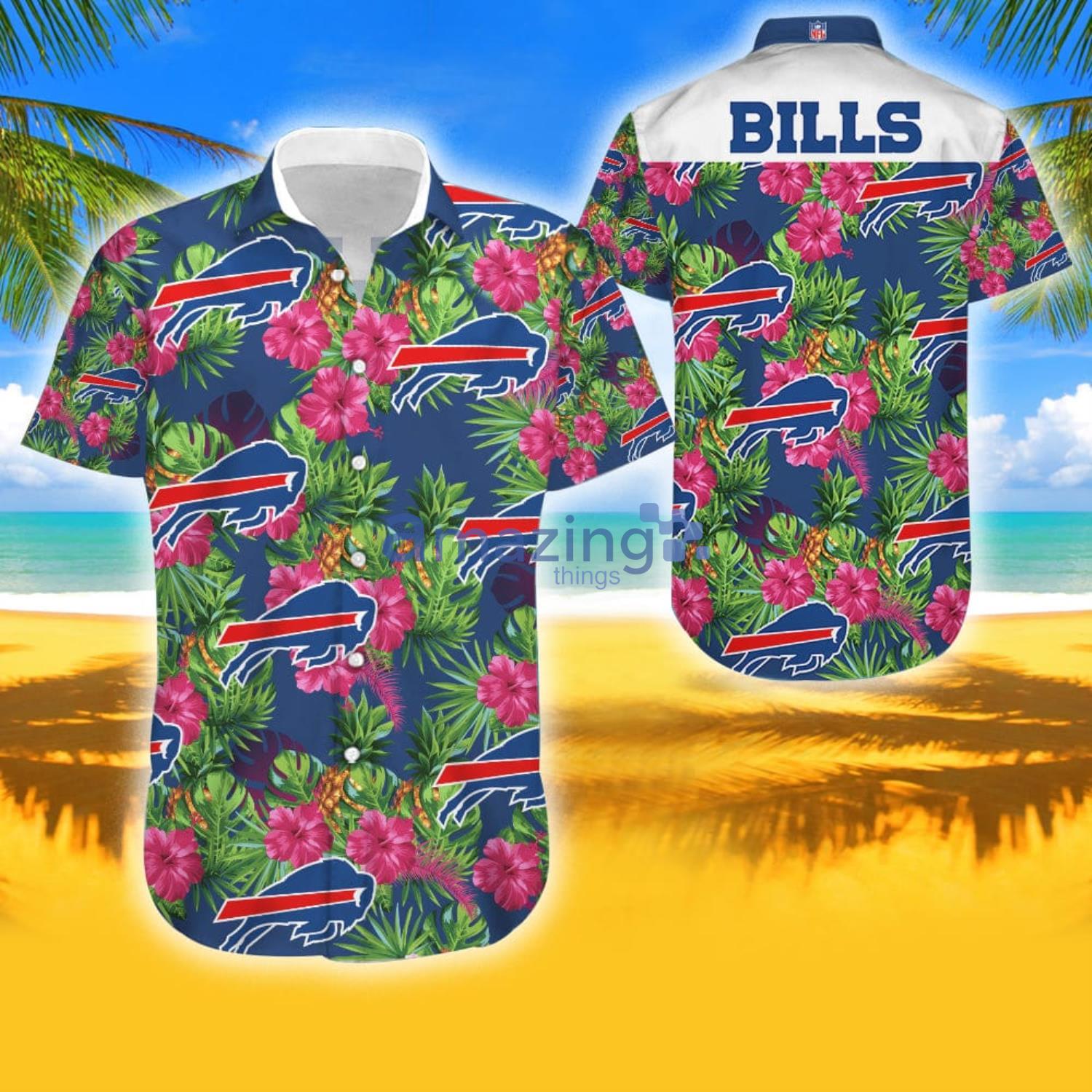 Buffalo Bills  Tropical Aloha Combo Hawaiian Shirt And Shorts Gift For Summer Product Photo 1