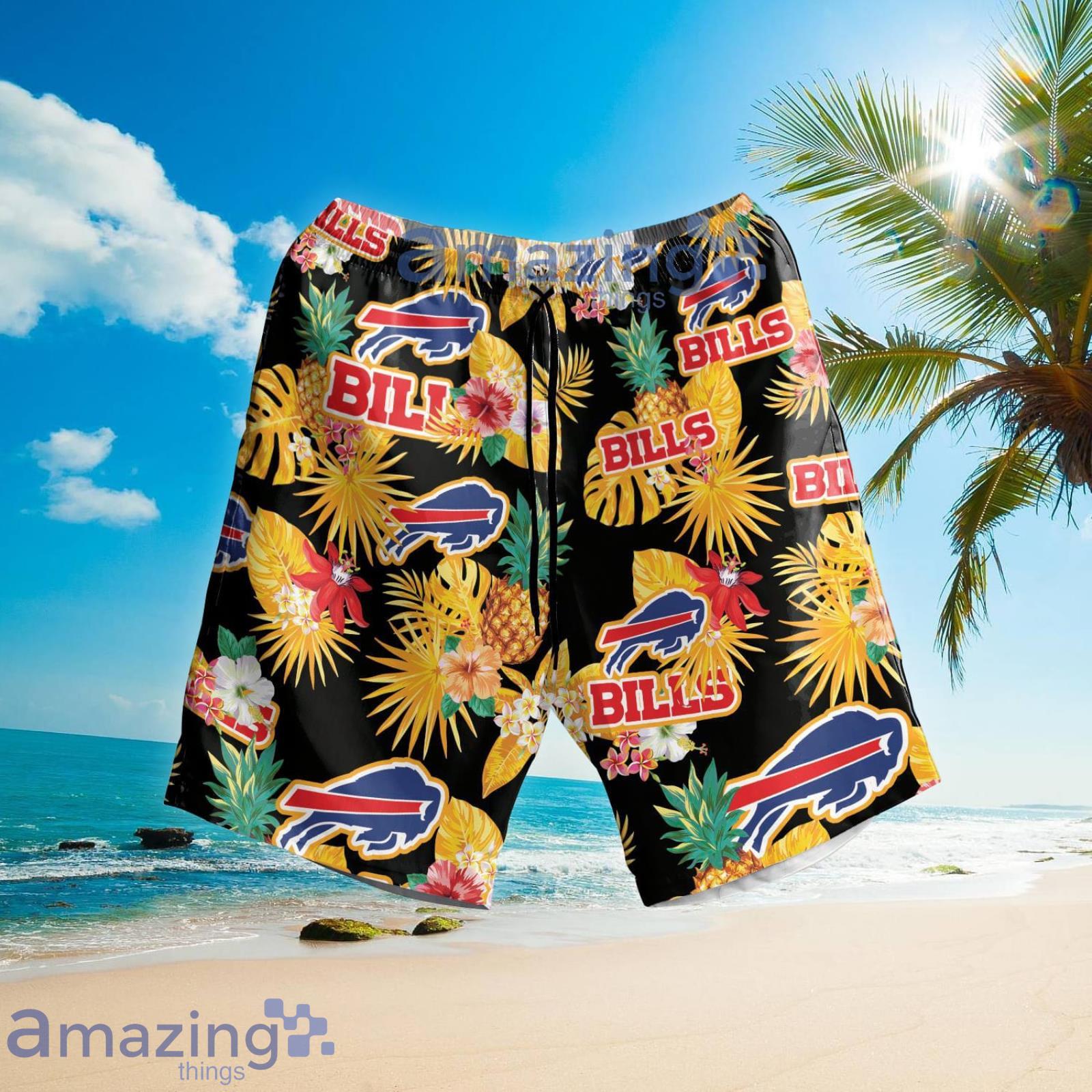 Buffalo Bills Tropical Hawaii Style Pineapple Tropical Aloha Summer Set  Hawaiian Shirt And Shorts