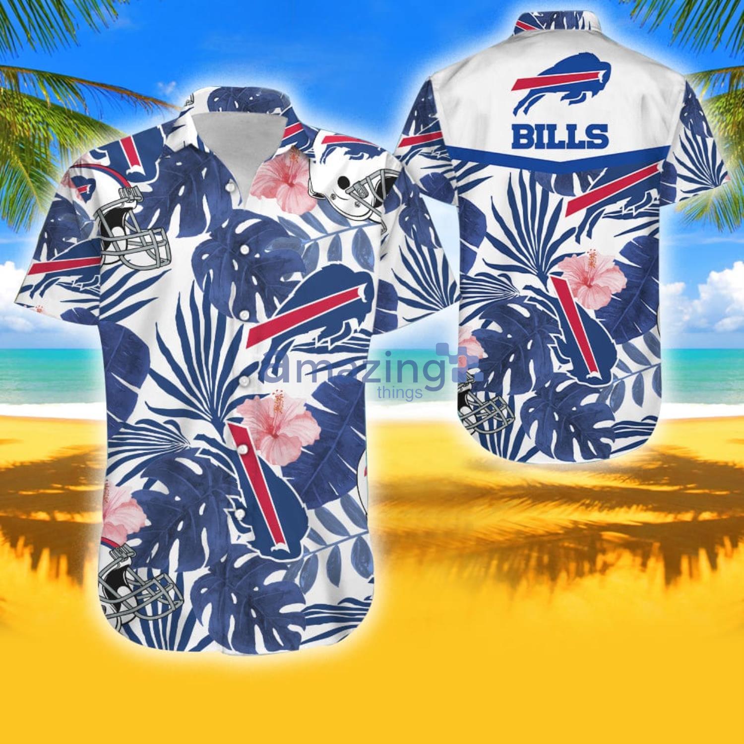 20% OFF Buffalo Bills Hawaiian Shirt Tropical Flower Short Sleeve