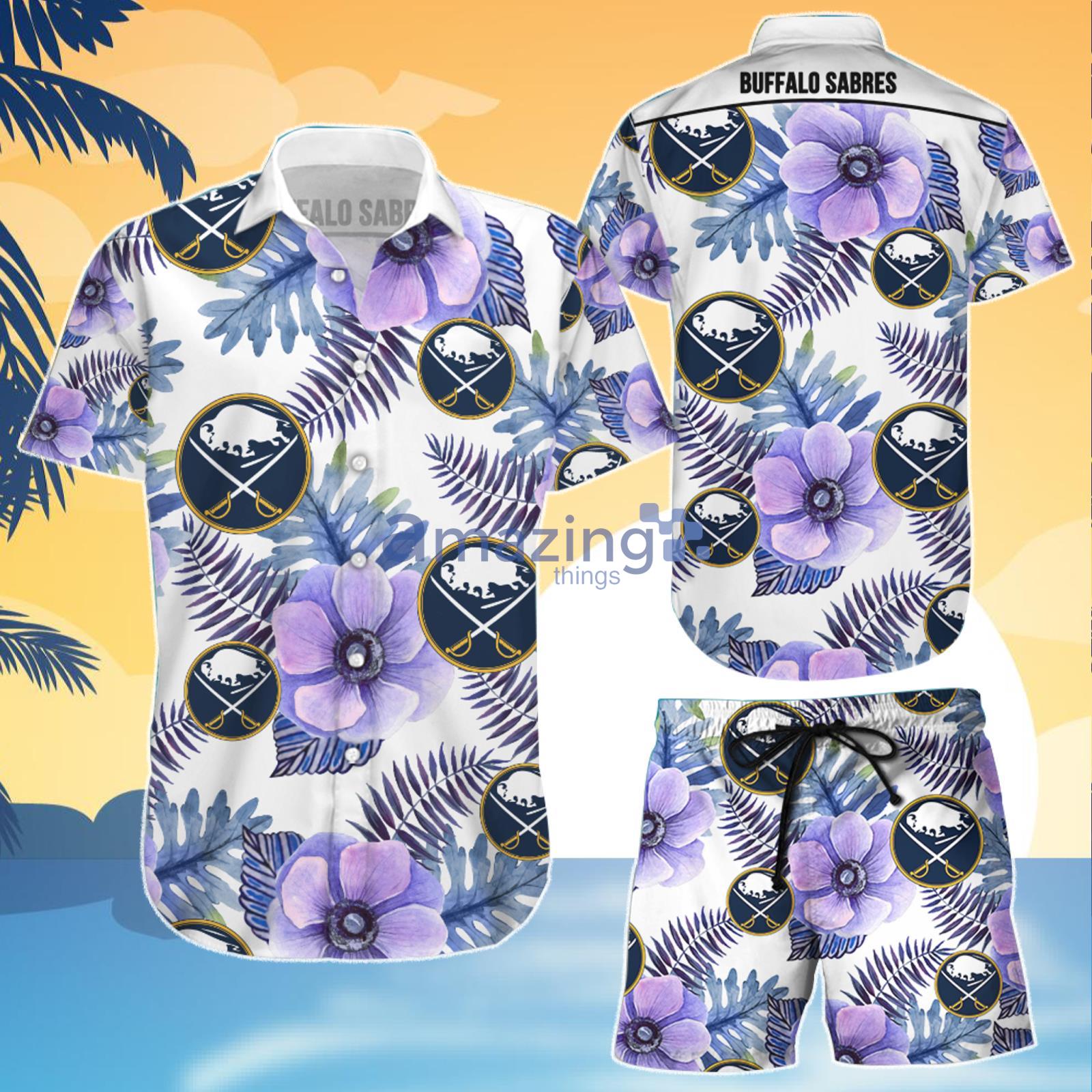 Buffalo Sabres Aloha Combo Hawaiian Shirt And Shorts Gift For Summer Vacation Product Photo 1
