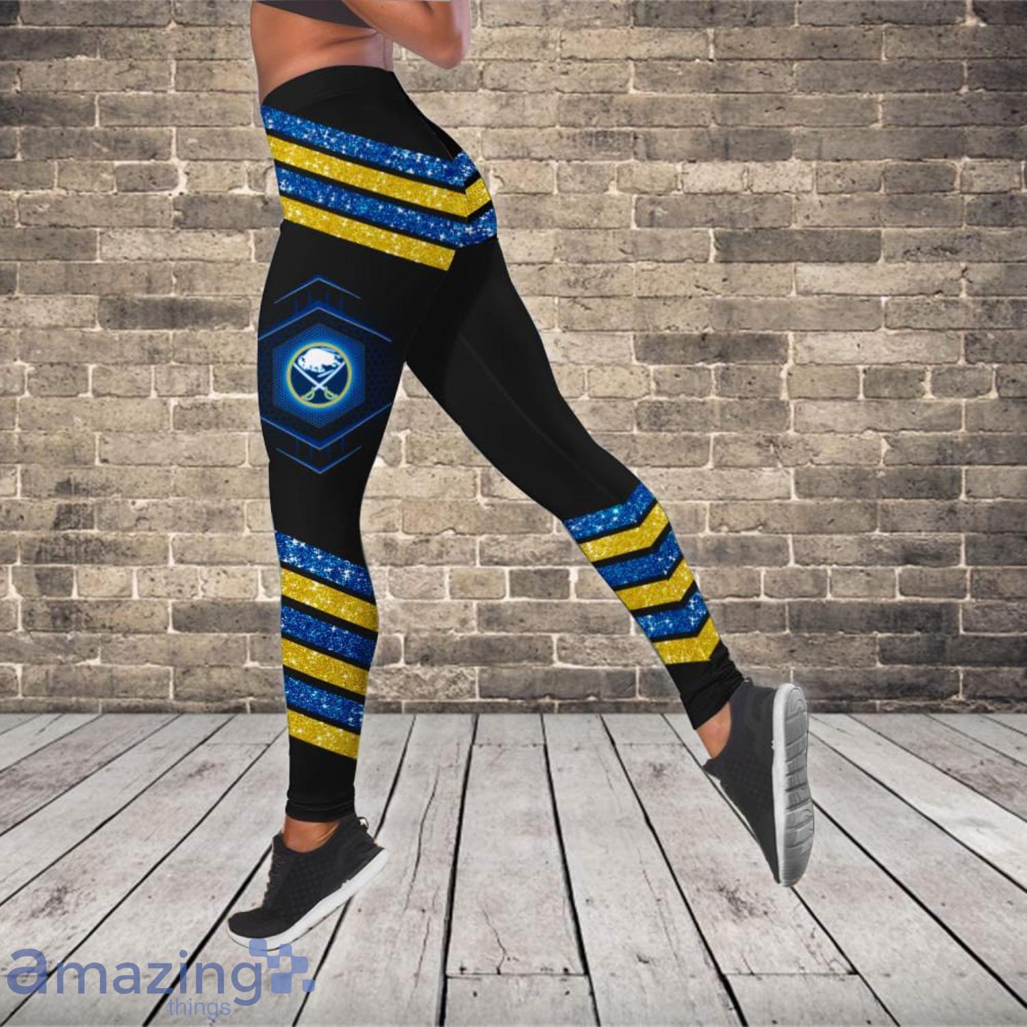 Buffalo Sabres Personalized Name Combo Hollow Tank Top And Leggings For Fans Product Photo 1