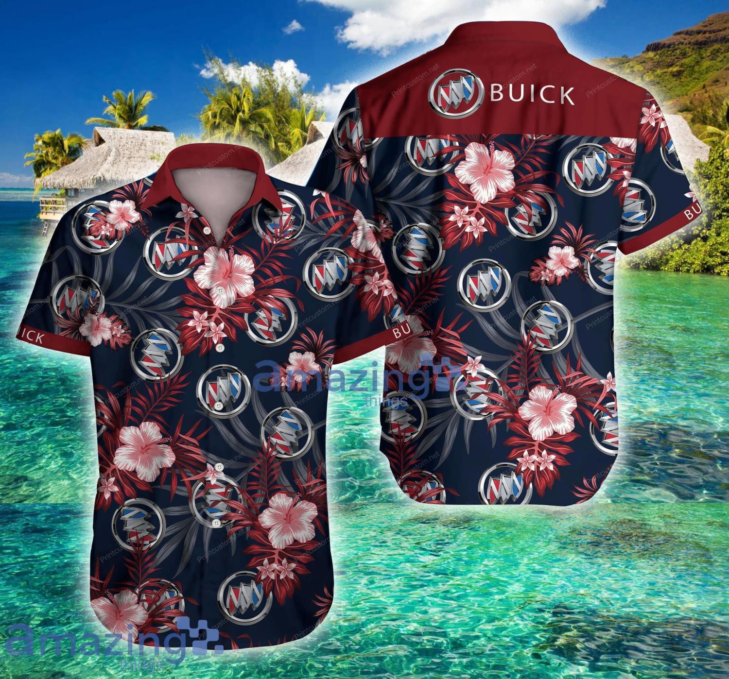 Buick Tropical Short Sleeve Hawaiian Shirt For Men And Women Product Photo 1 Buick Tropical Short Sleeve Hawaiian Shirt For Men And Women Product Photo 1