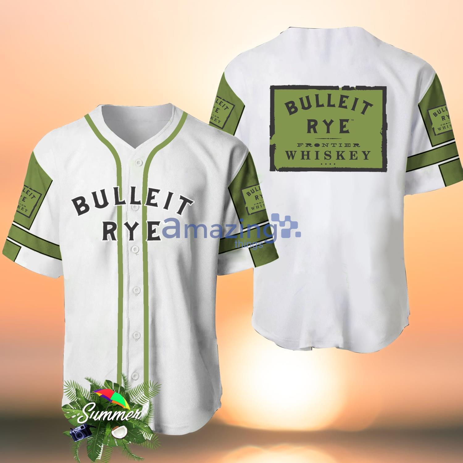 Bulleit Rye Whiskey Lover Baseball Jersey Shirt For Men And Women Product Photo 1