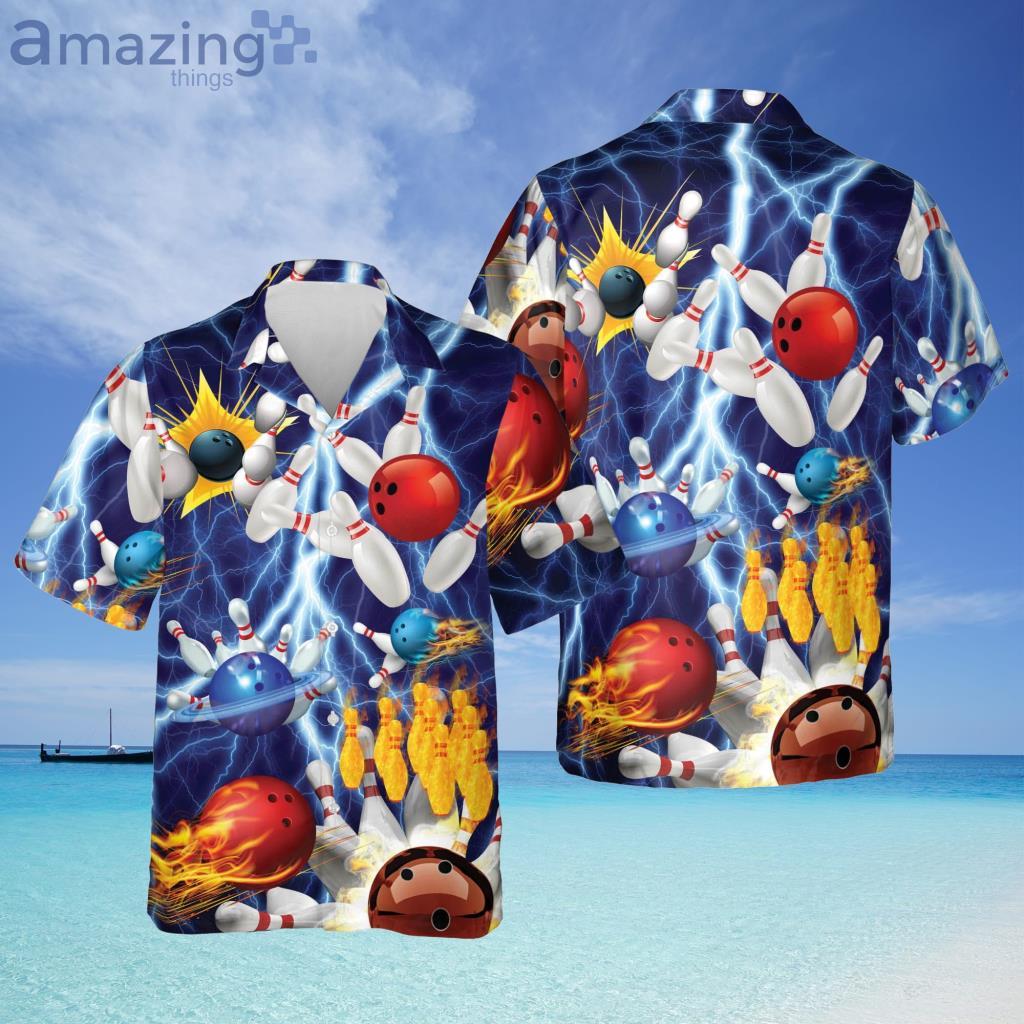 Button-Down Short Sleeve Hawaiian Shirt - Button-Down Short Sleeve Hawaiian Shirt