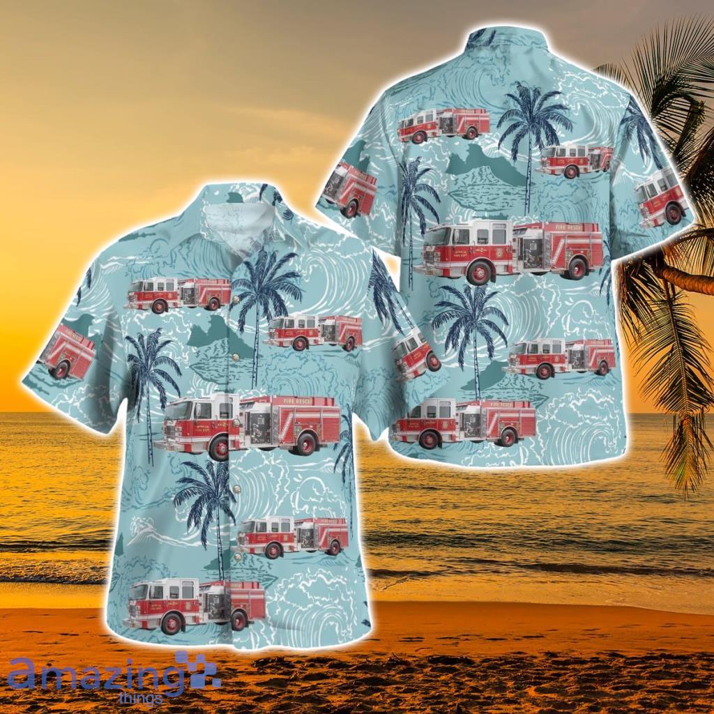 Byhalia, Mississippi, Byhalia Fire Department Hawaiian Shirt - Byhalia, Mississippi, Byhalia Fire Department Hawaiian Shirt