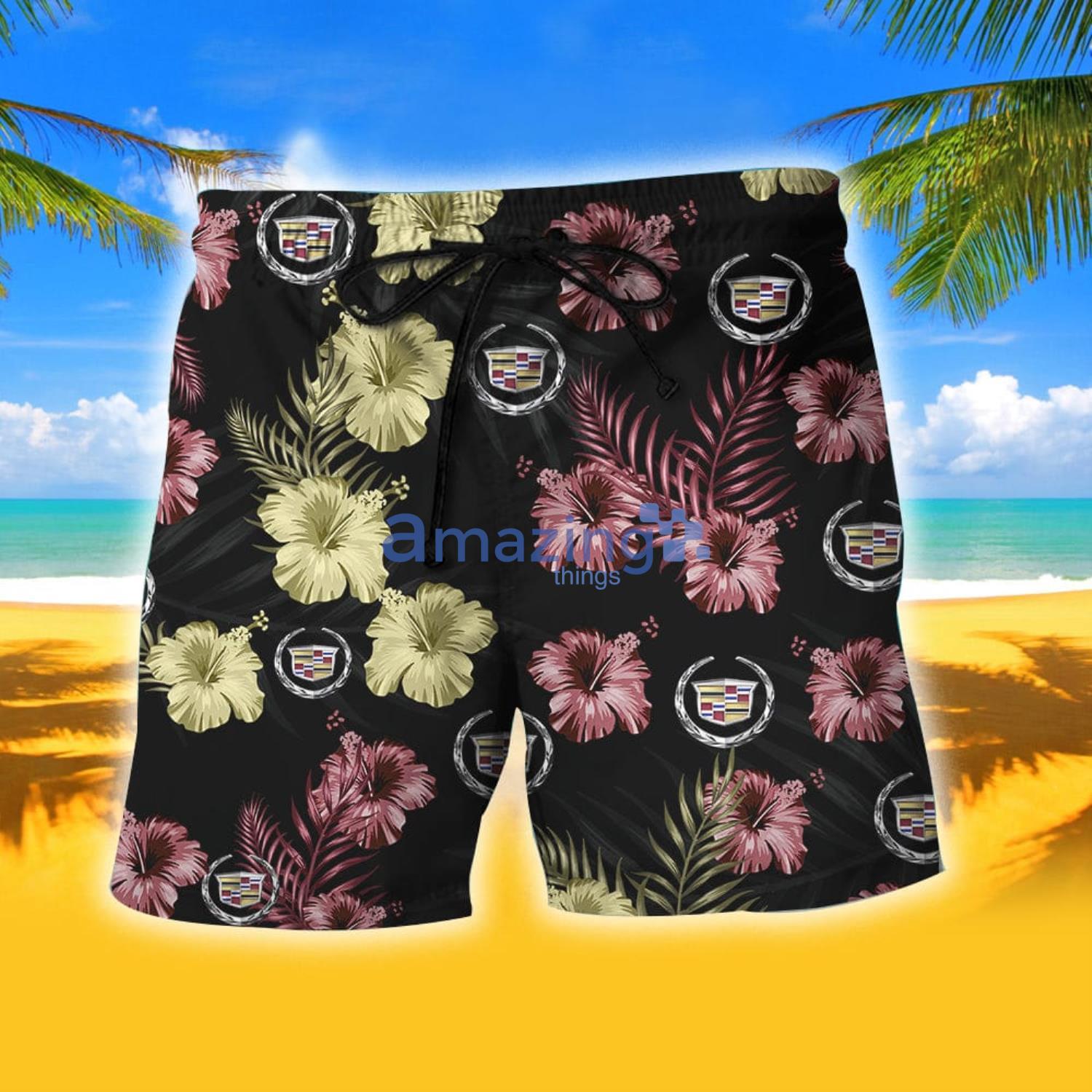 Cadillac Tropical Aloha Combo Hawaiian Shirt And Shorts Gift For Summer image Cadillac Tropical Aloha Combo Hawaiian Shirt And Shorts Gift For Summer Product Photo 2