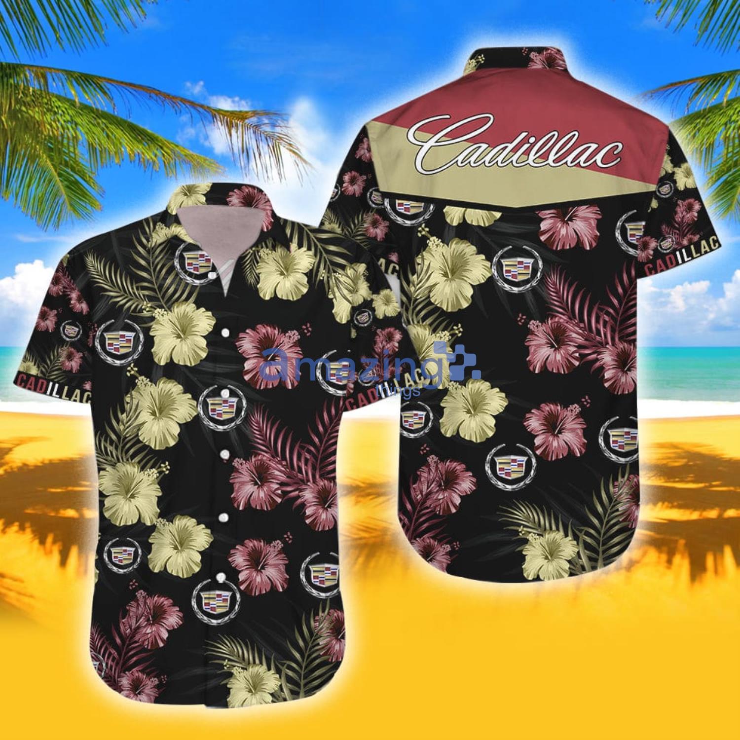 Cadillac Tropical Aloha Combo Hawaiian Shirt And Shorts Gift For Summer image Cadillac Tropical Aloha Combo Hawaiian Shirt And Shorts Gift For Summer Product Photo 3