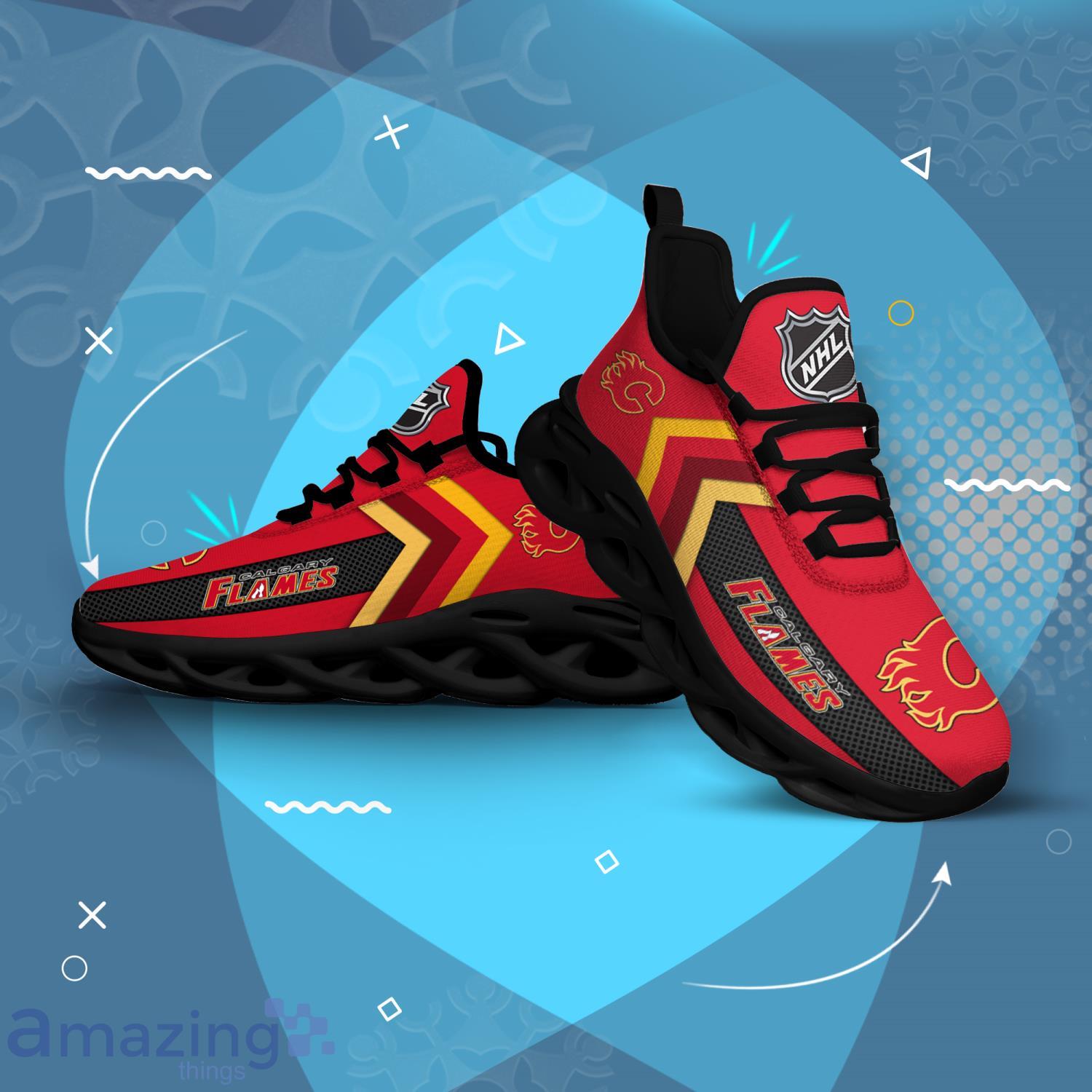 Calgary Flames Custom Name Men And Women Max Soul Shoes Running Sneakers Product Photo 1